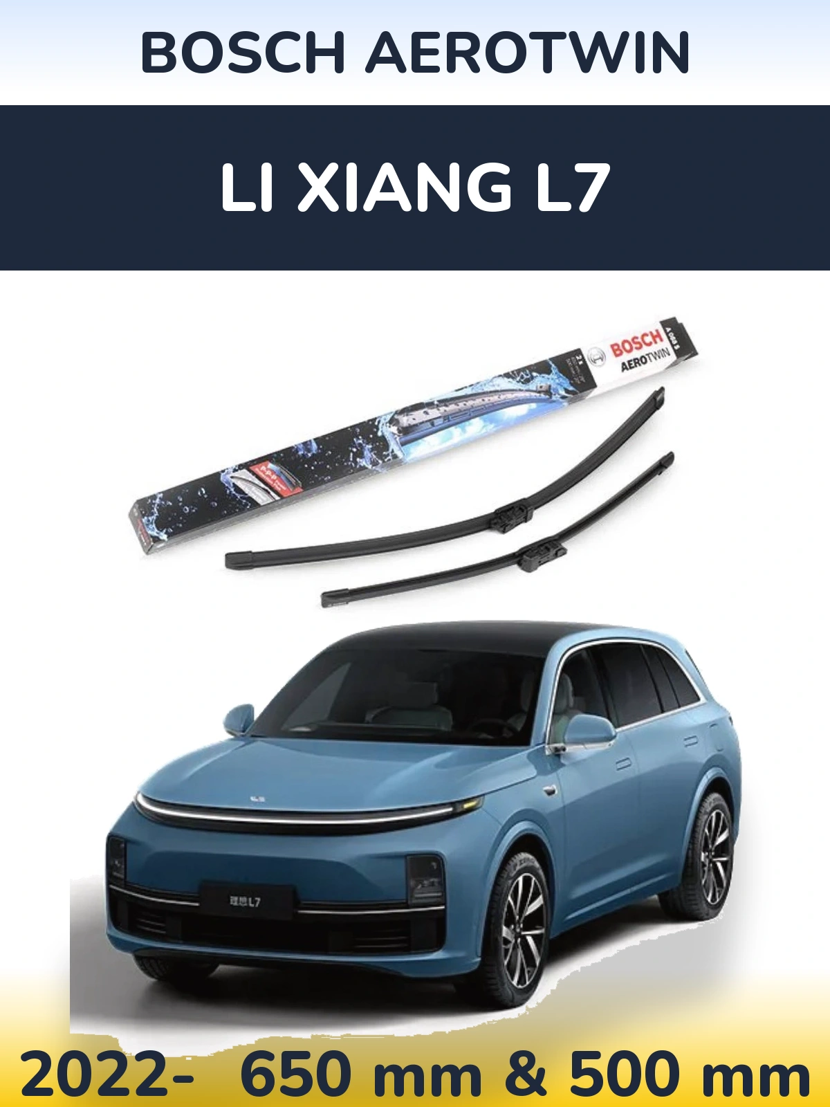 Torkarblad BOSCH AeroTwin för Li Xiang L7