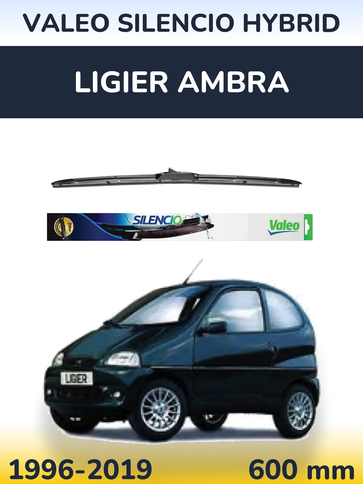 Torkarblad Valeo Silencio Hybrid för Ligier Ambra