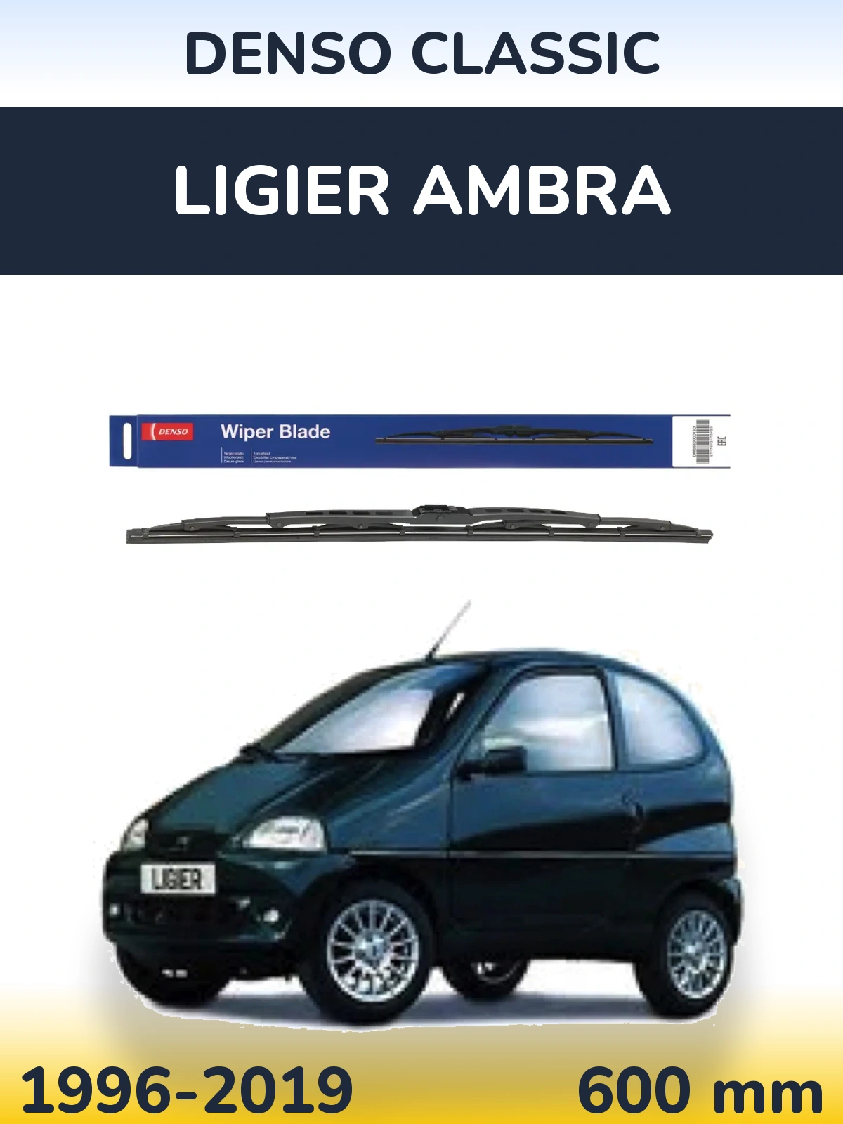 Torkarblad Denso Classic för Ligier Ambra