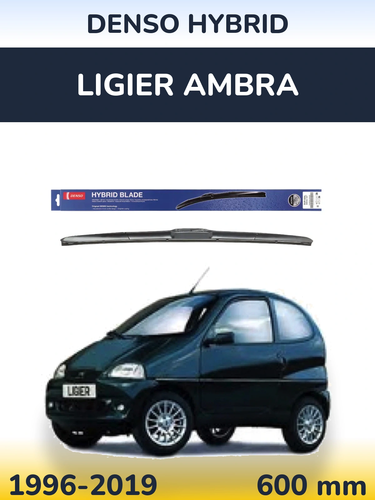 Torkarblad Denso Hybrid för Ligier Ambra