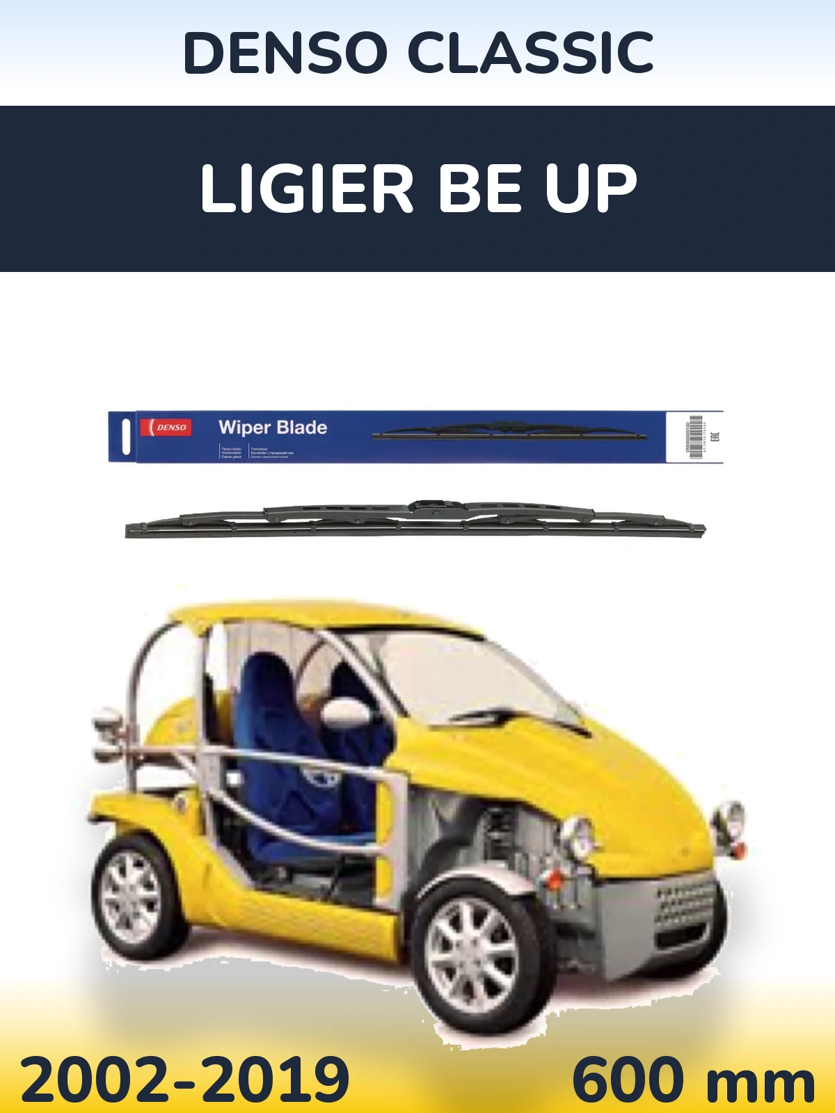 Torkarblad Denso Classic för Ligier Be Up
