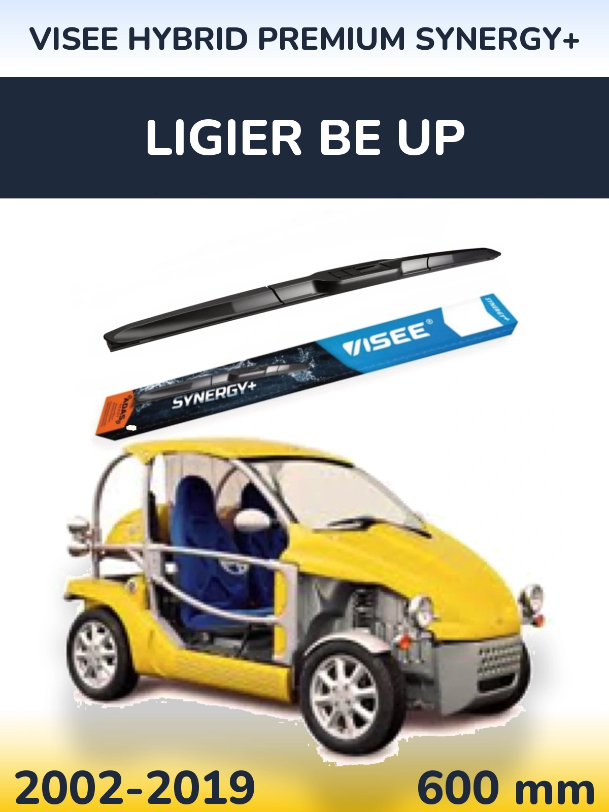 Torkarblad VISEE HYBRID PREMIUM SYNERGY+ för Ligier Be Up