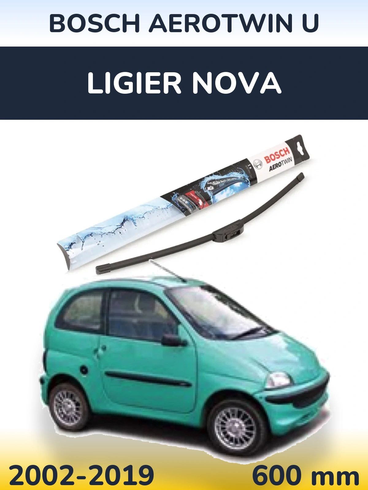 Torkarblad BOSCH AeroTwin U för Ligier Nova