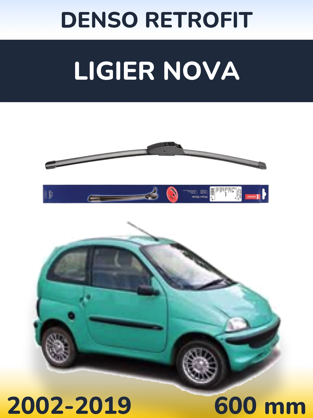 Torkarblad Denso Retrofit för Ligier Nova