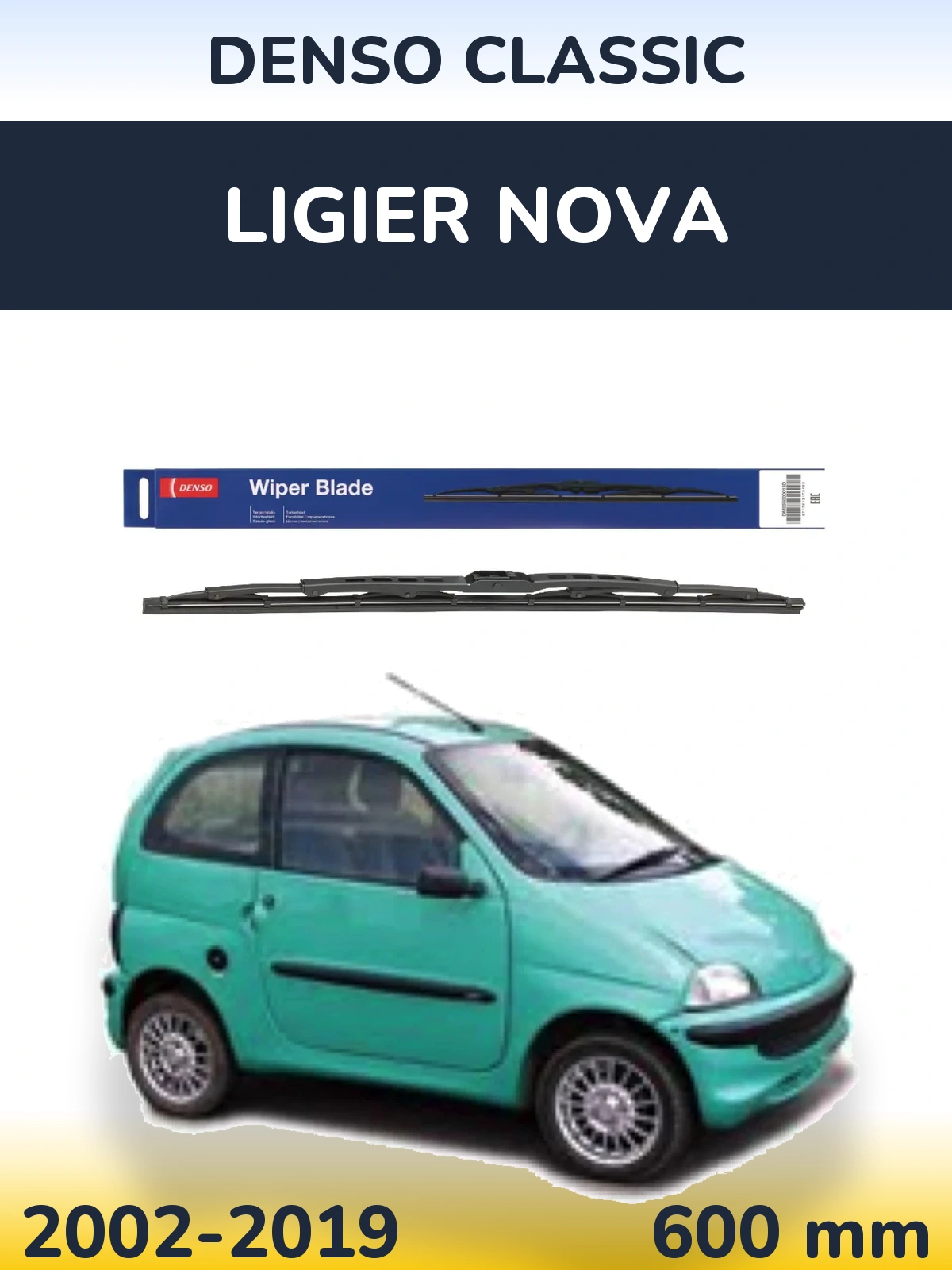 Torkarblad Denso Classic för Ligier Nova