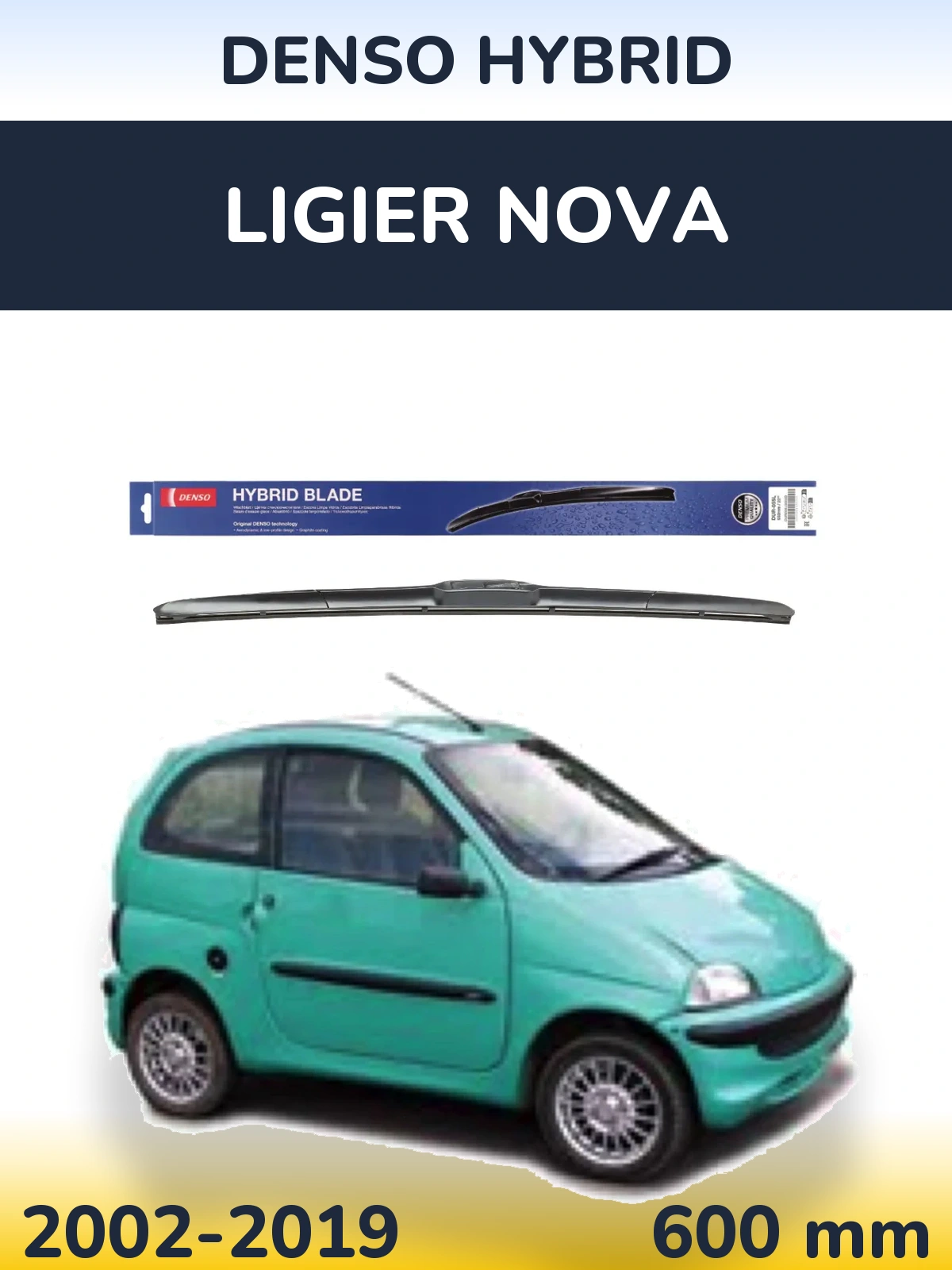 Torkarblad Denso Hybrid för Ligier Nova