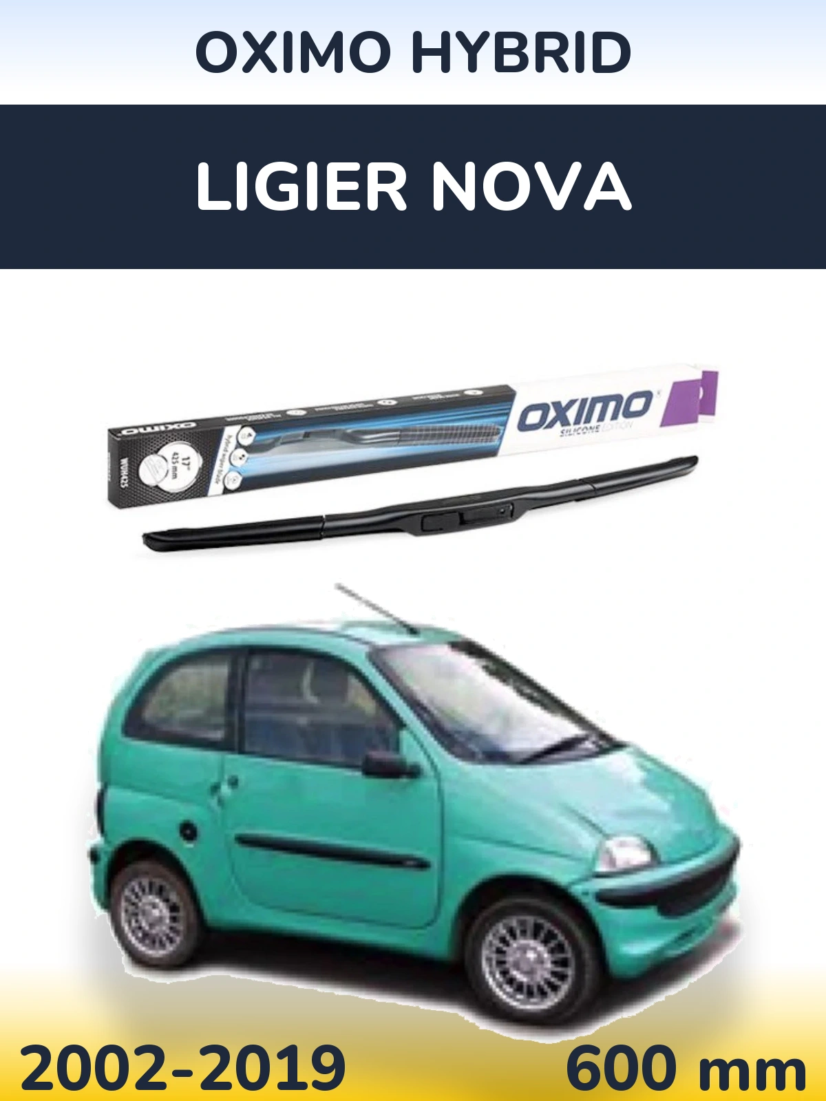 Torkarblad Oximo Hybrid för Ligier Nova