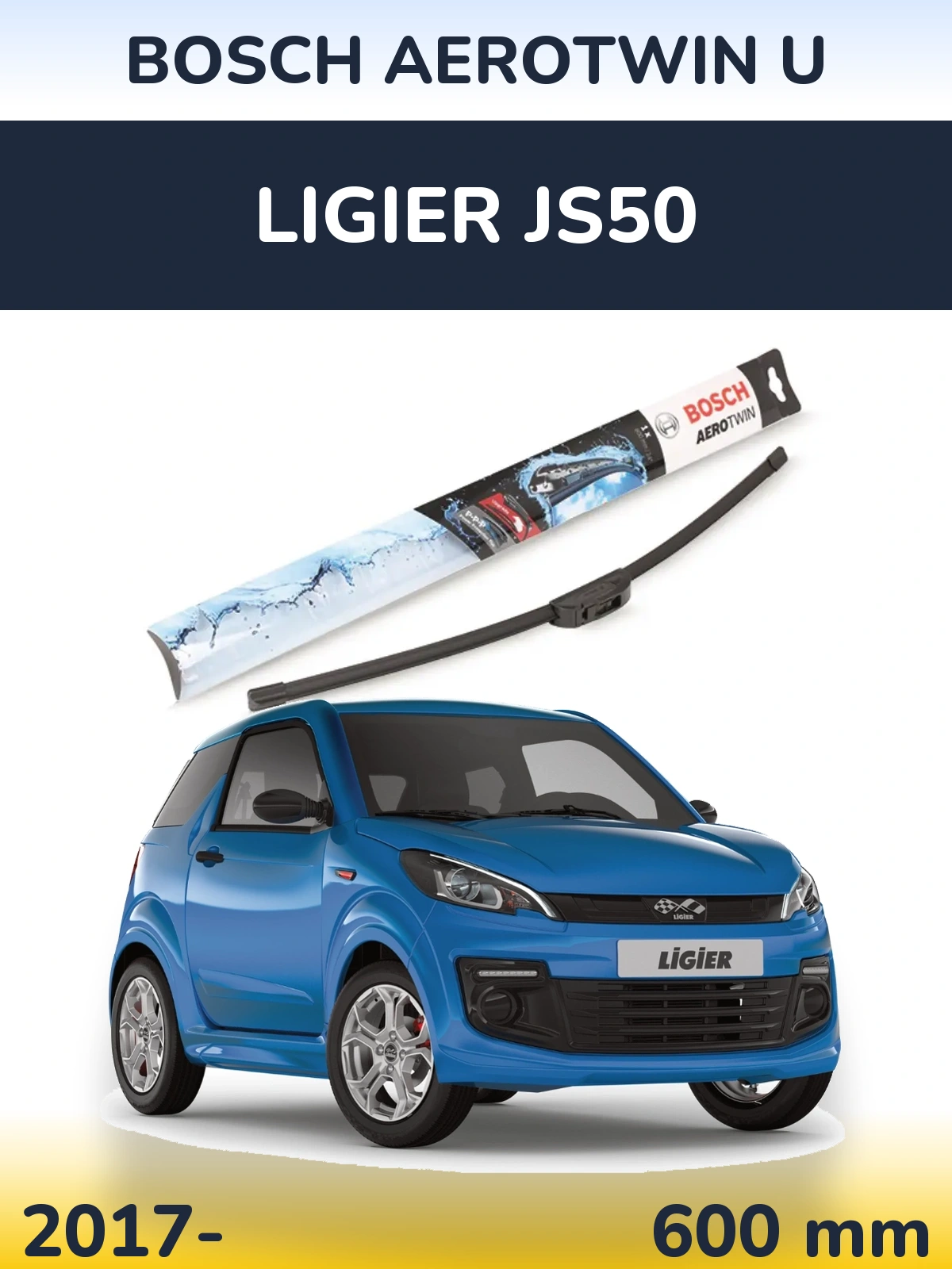 Torkarblad BOSCH AeroTwin U för Ligier JS50