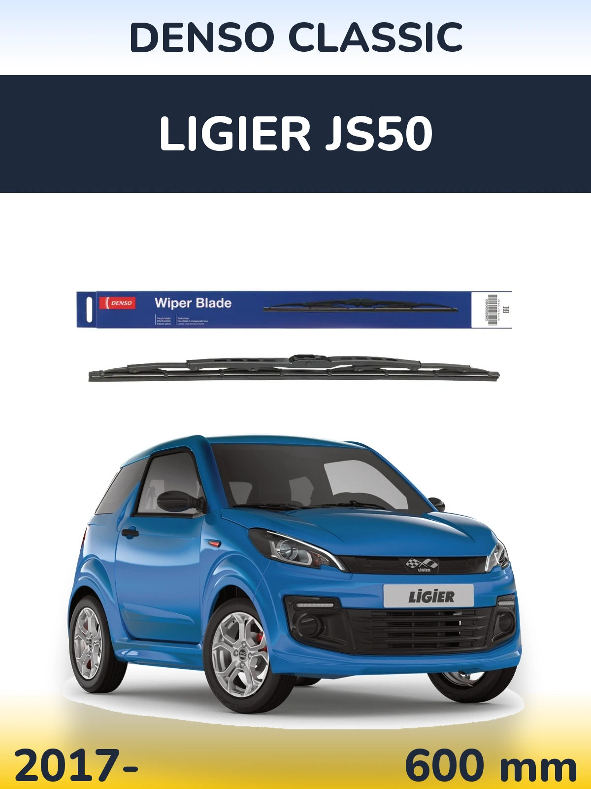 Torkarblad Denso Classic för Ligier JS50