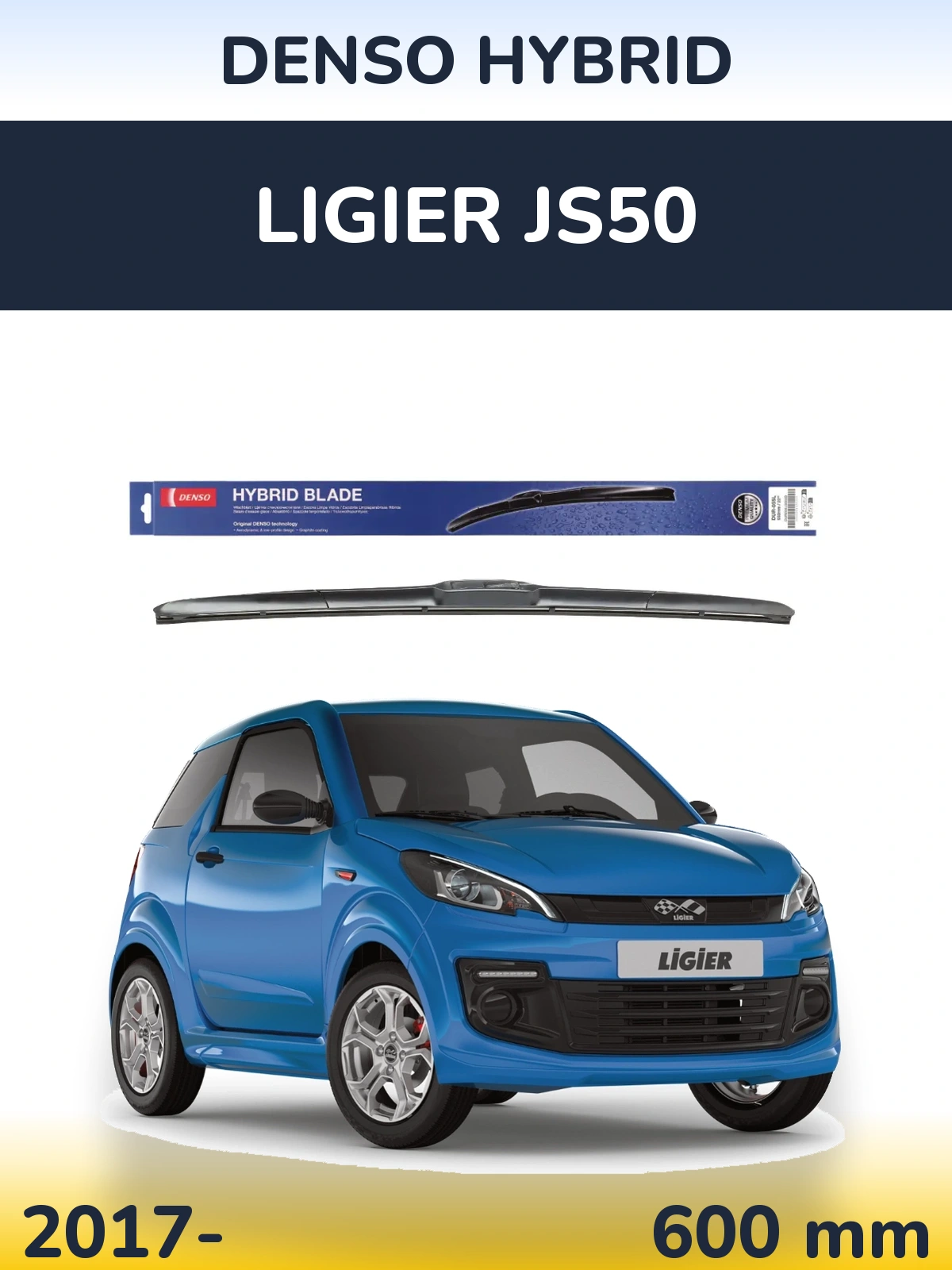 Torkarblad Denso Hybrid för Ligier JS50