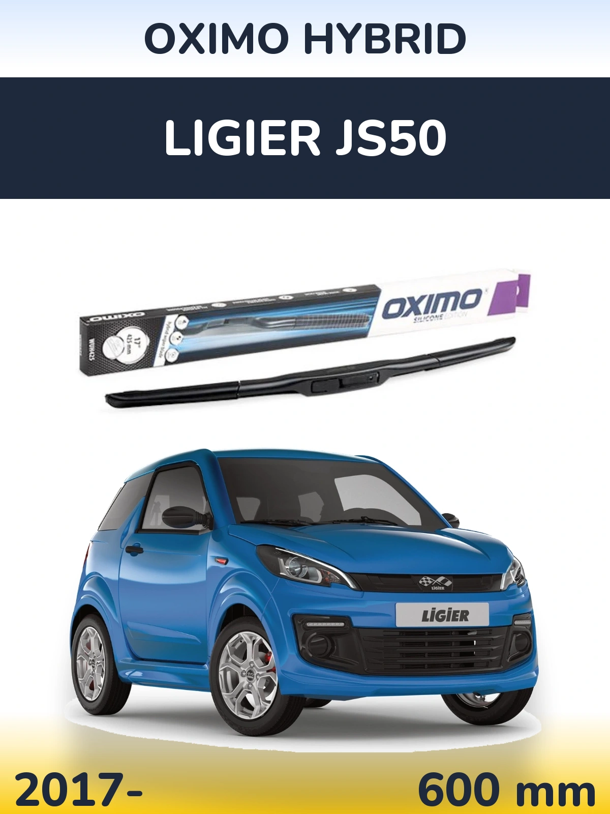 Torkarblad Oximo Hybrid för Ligier JS50