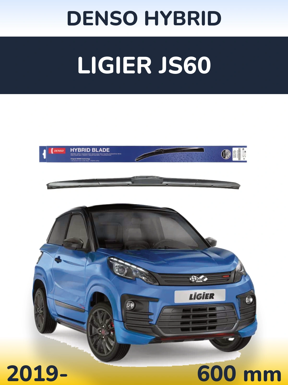 Torkarblad Denso Hybrid för Ligier JS60