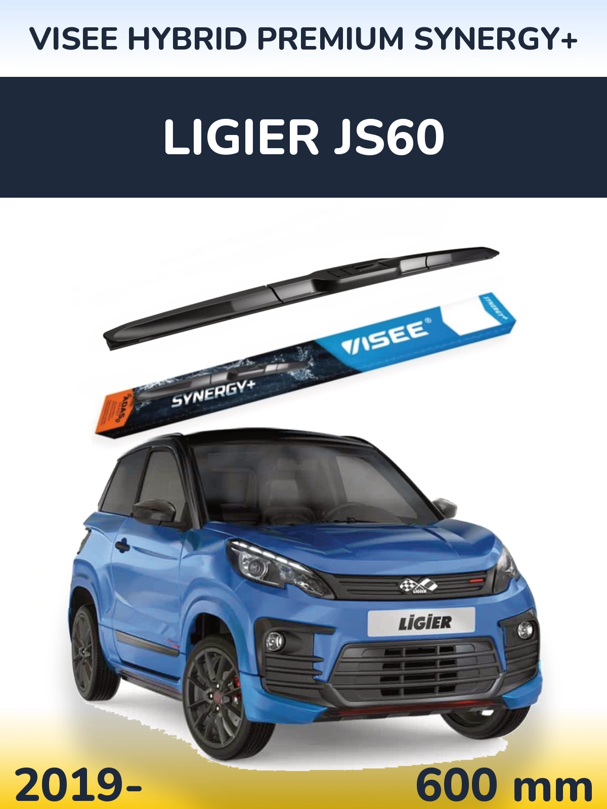 Torkarblad VISEE HYBRID PREMIUM SYNERGY+ för Ligier JS60