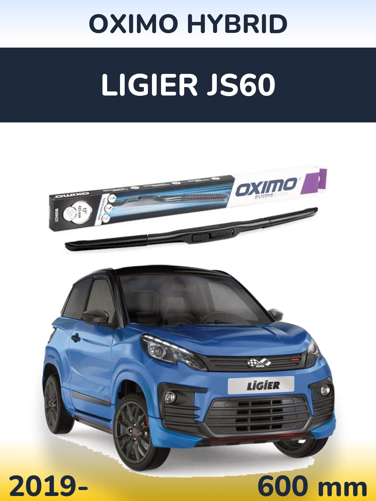 Torkarblad Oximo Hybrid för Ligier JS60