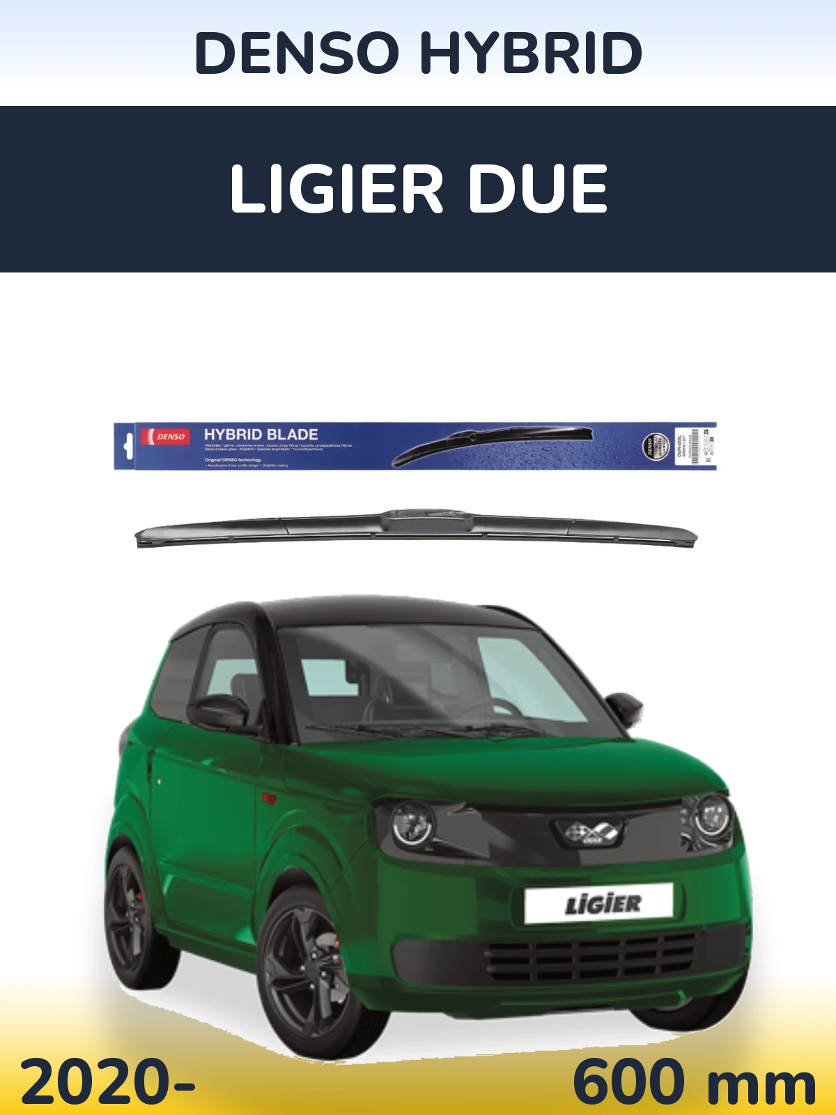 Torkarblad Denso Hybrid för Ligier Due