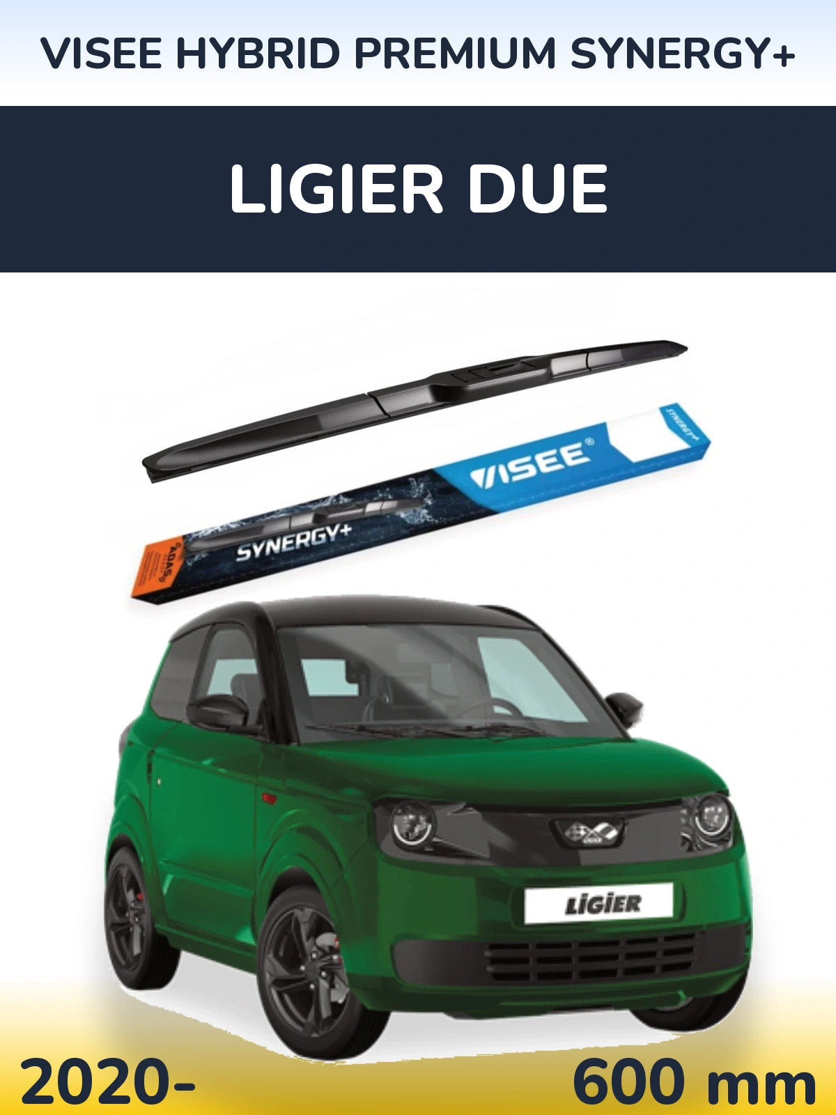 Torkarblad VISEE HYBRID PREMIUM SYNERGY+ för Ligier Due