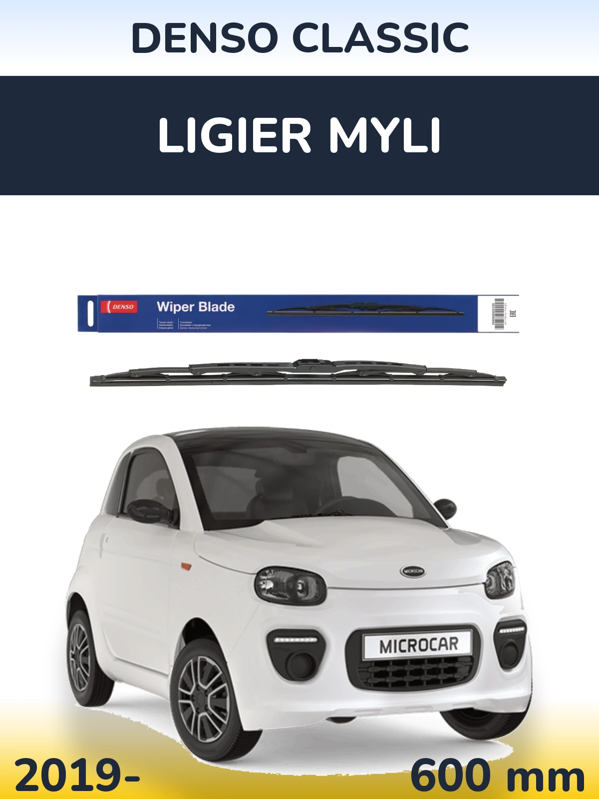 Torkarblad Denso Classic för Ligier Myli