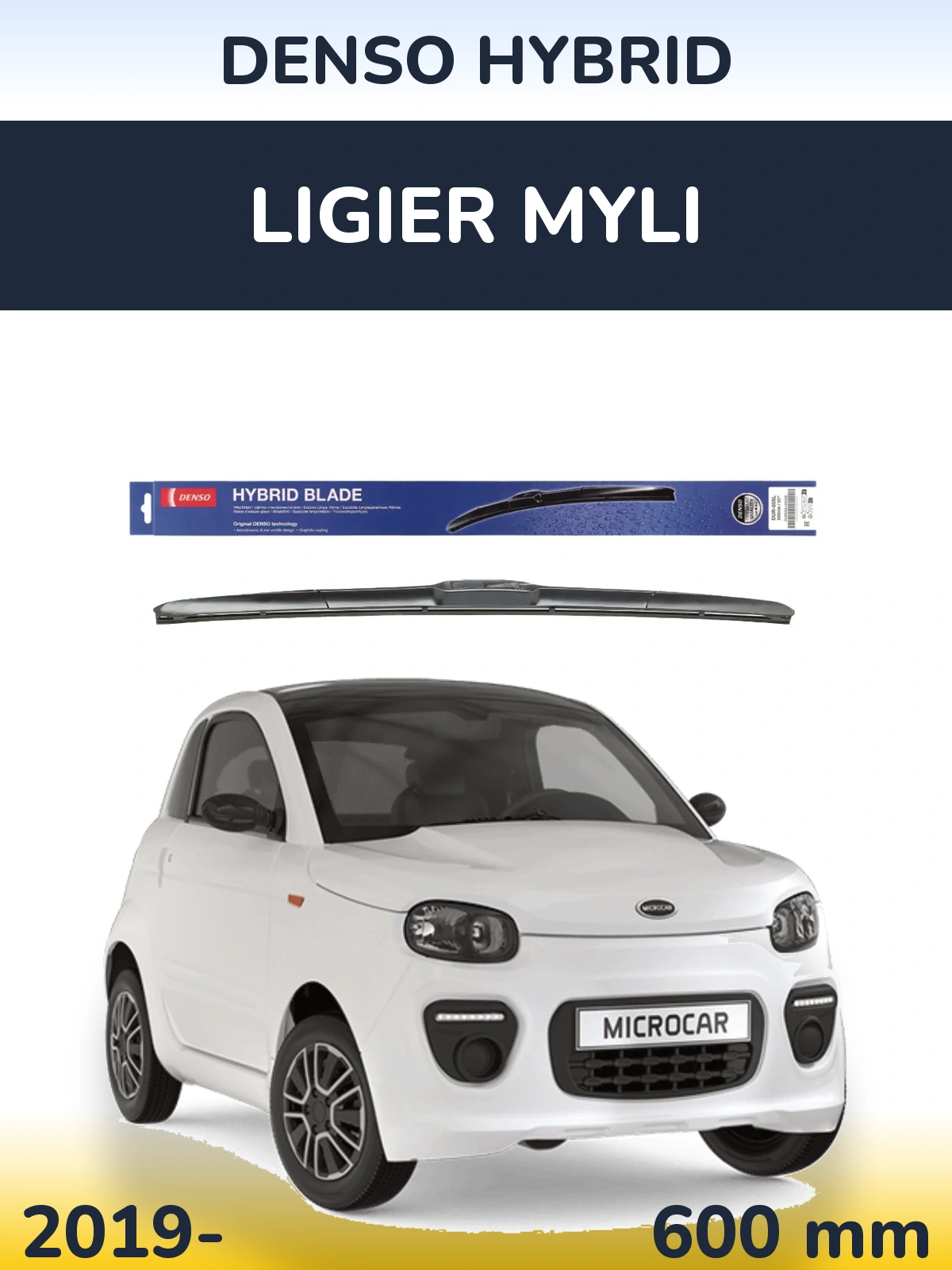 Torkarblad Denso Hybrid för Ligier Myli