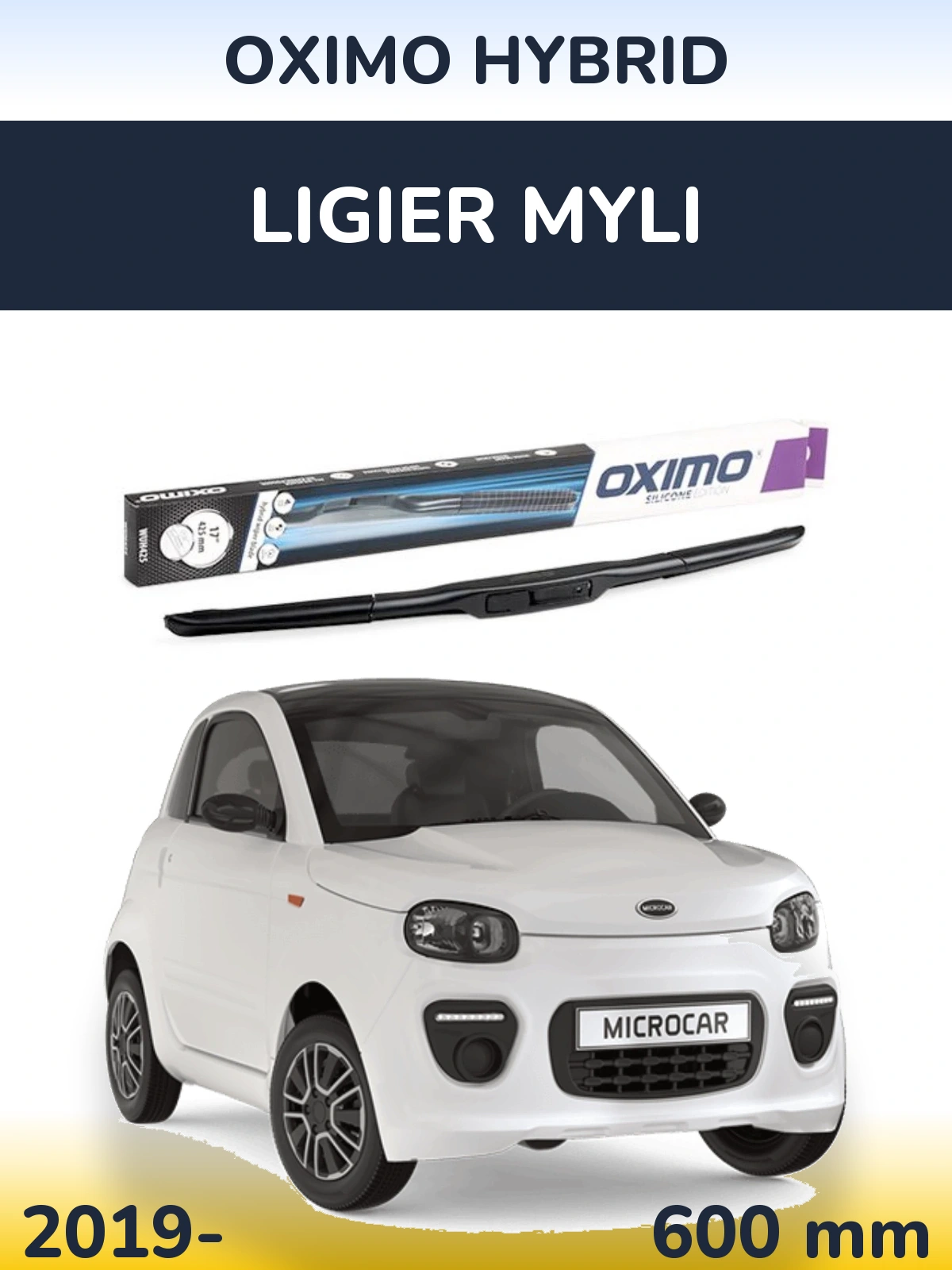 Torkarblad Oximo Hybrid för Ligier Myli