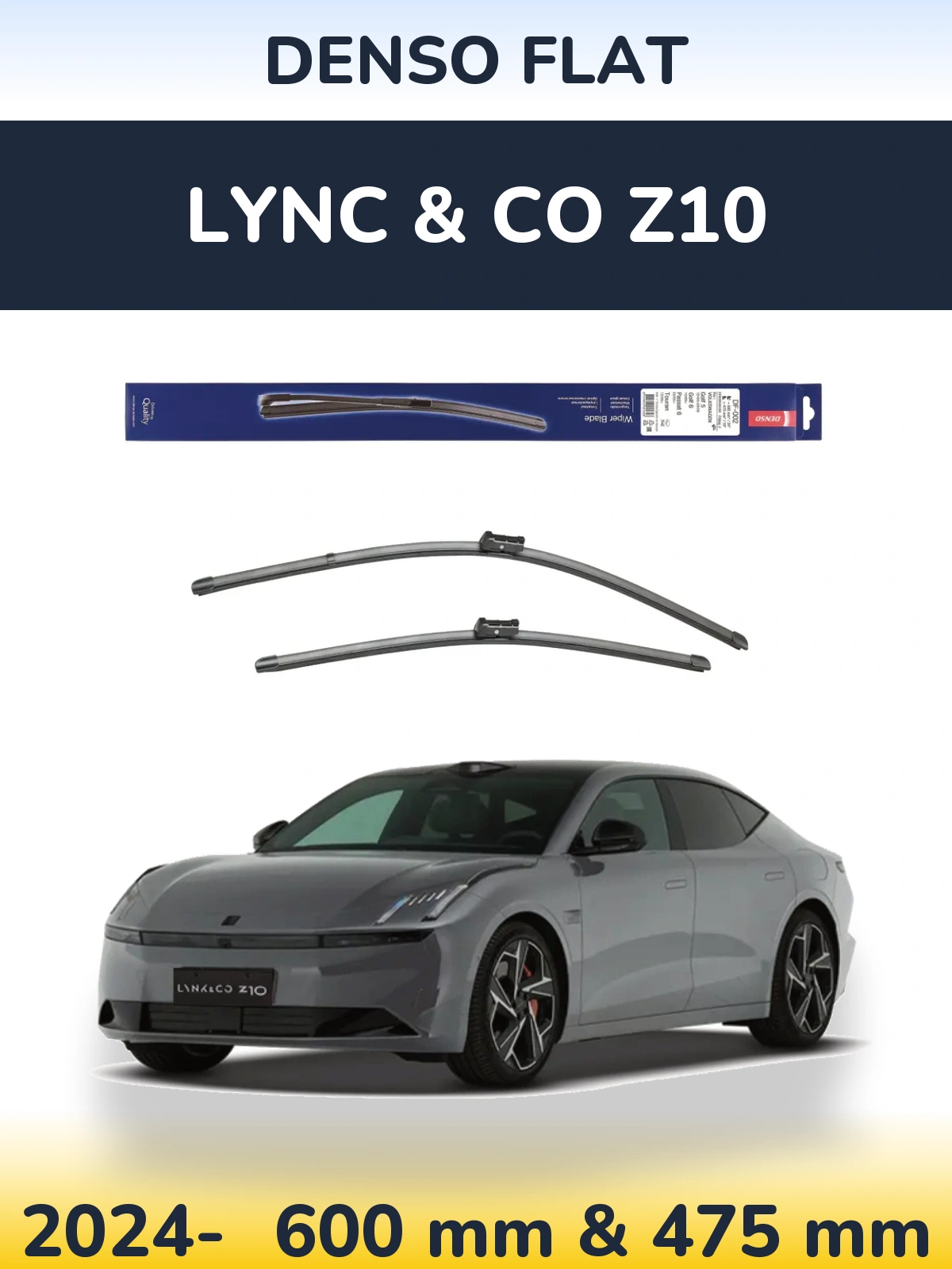 Torkarblad Denso Flat för Lync & Co Z10