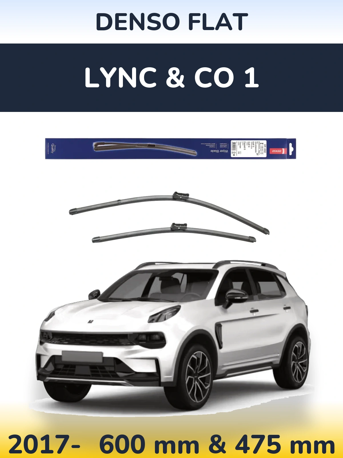 Torkarblad Denso Flat för Lync & Co 1