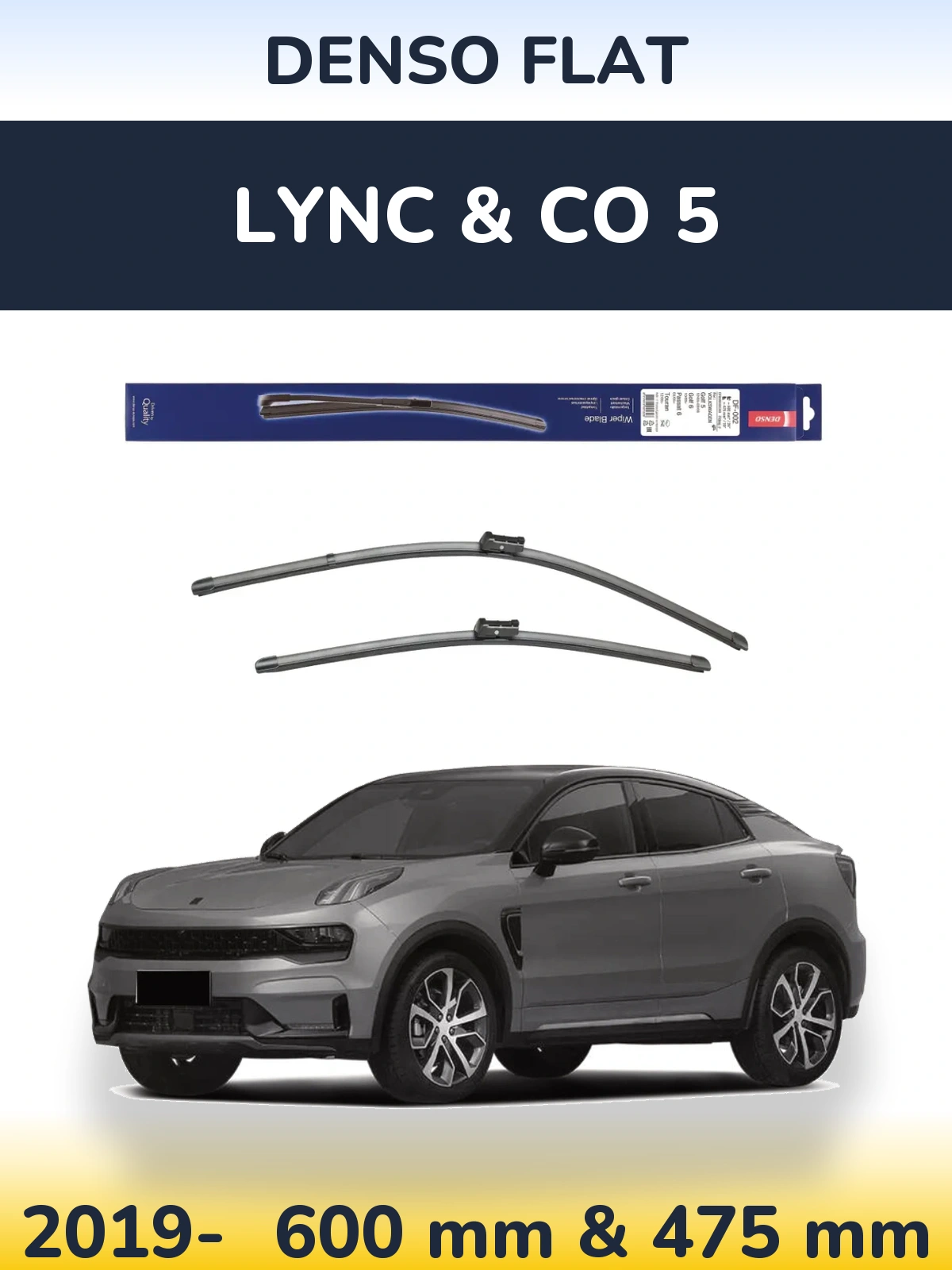 Torkarblad Denso Flat för Lync & Co 5