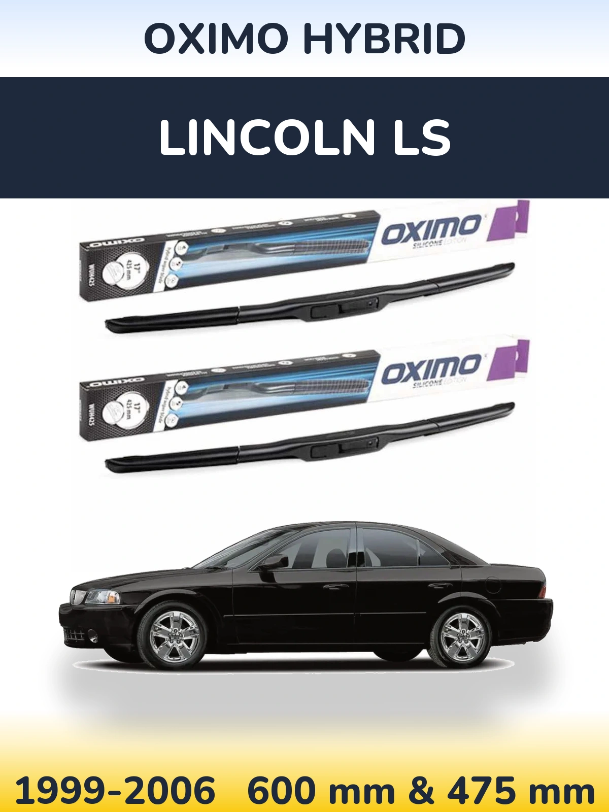 Torkarblad Oximo Hybrid för Lincoln LS