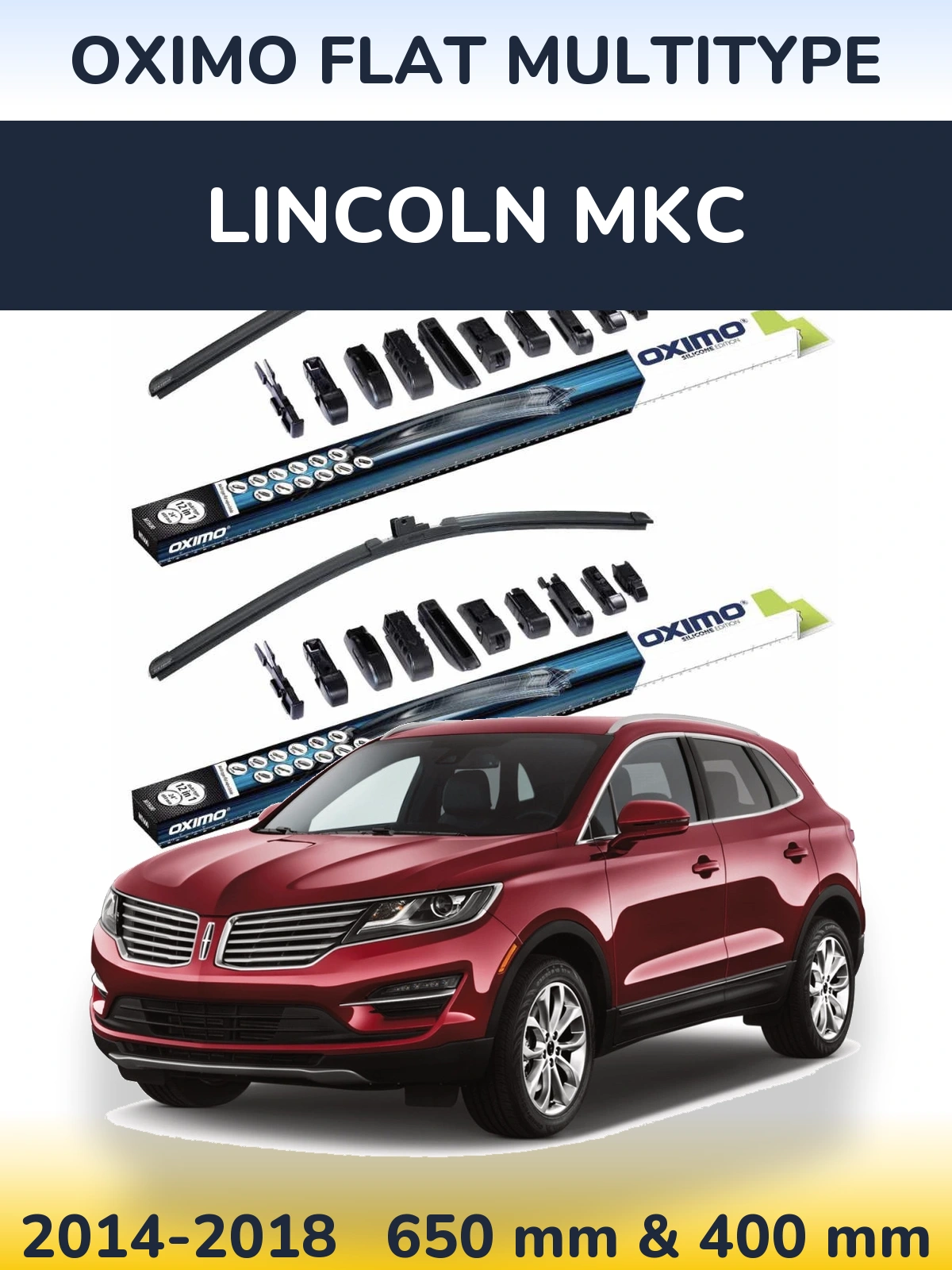 Torkarblad Oximo Flat MultiType för Lincoln MKC