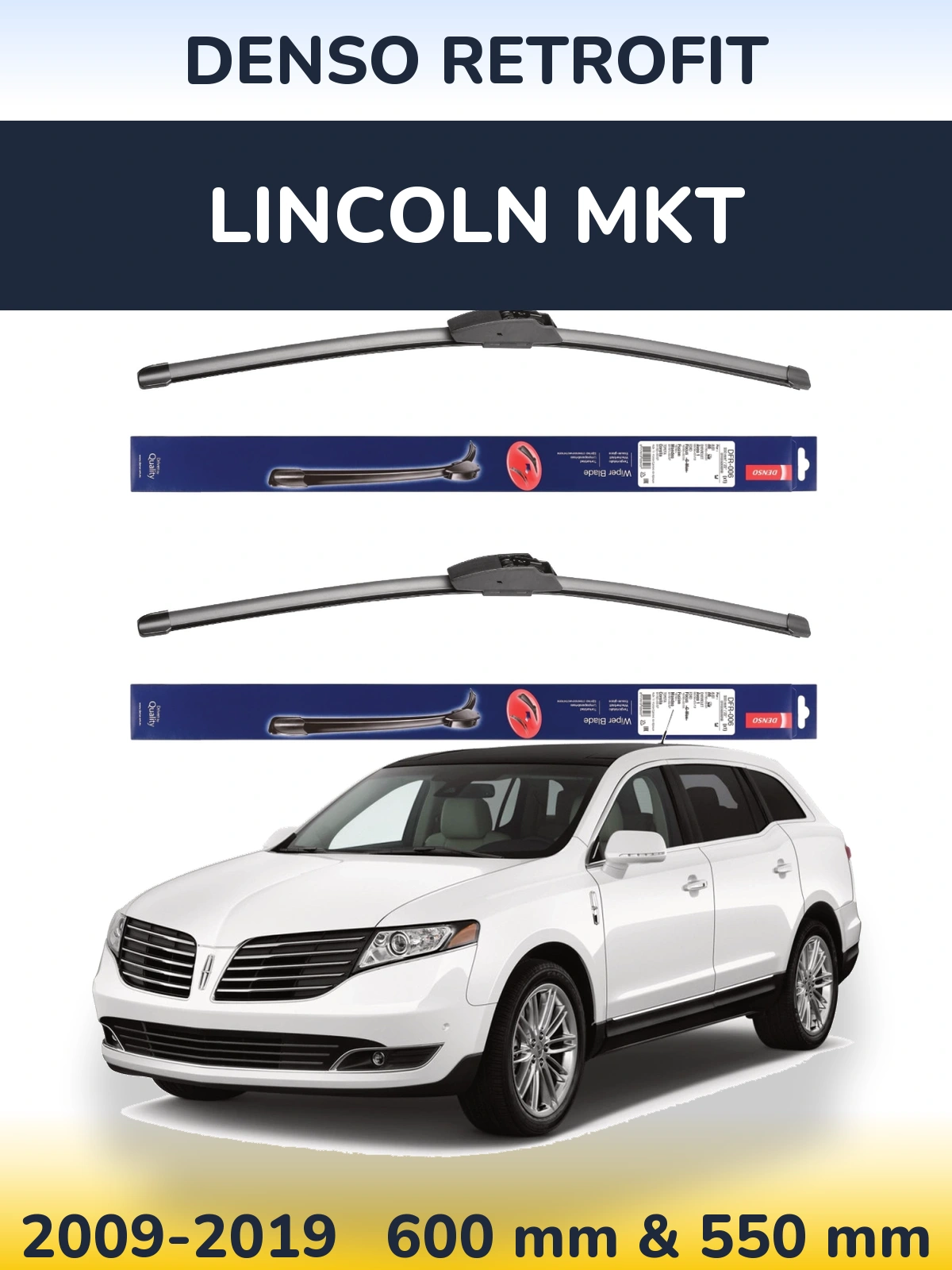 Torkarblad Denso Retrofit för Lincoln MKT