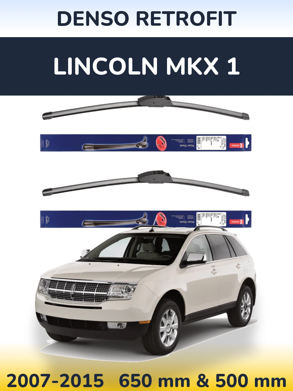 Torkarblad Denso Retrofit för Lincoln MKX 1