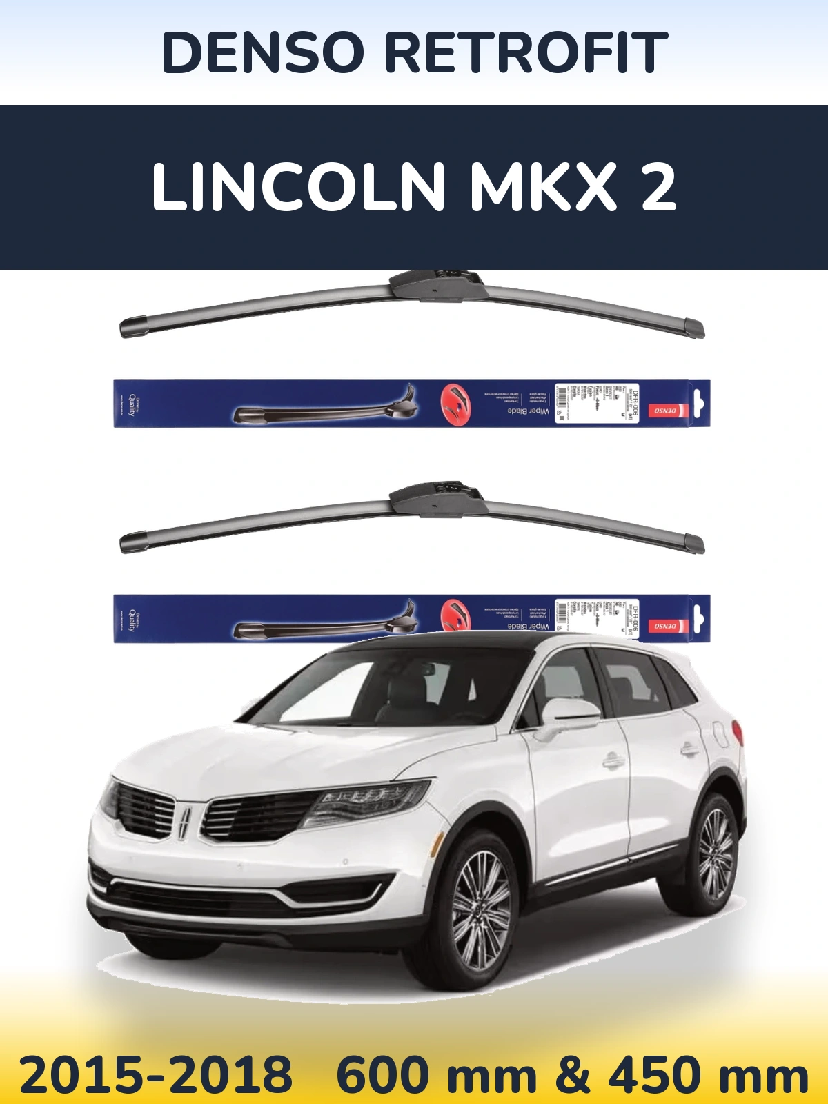 Torkarblad Denso Retrofit för Lincoln MKX 2