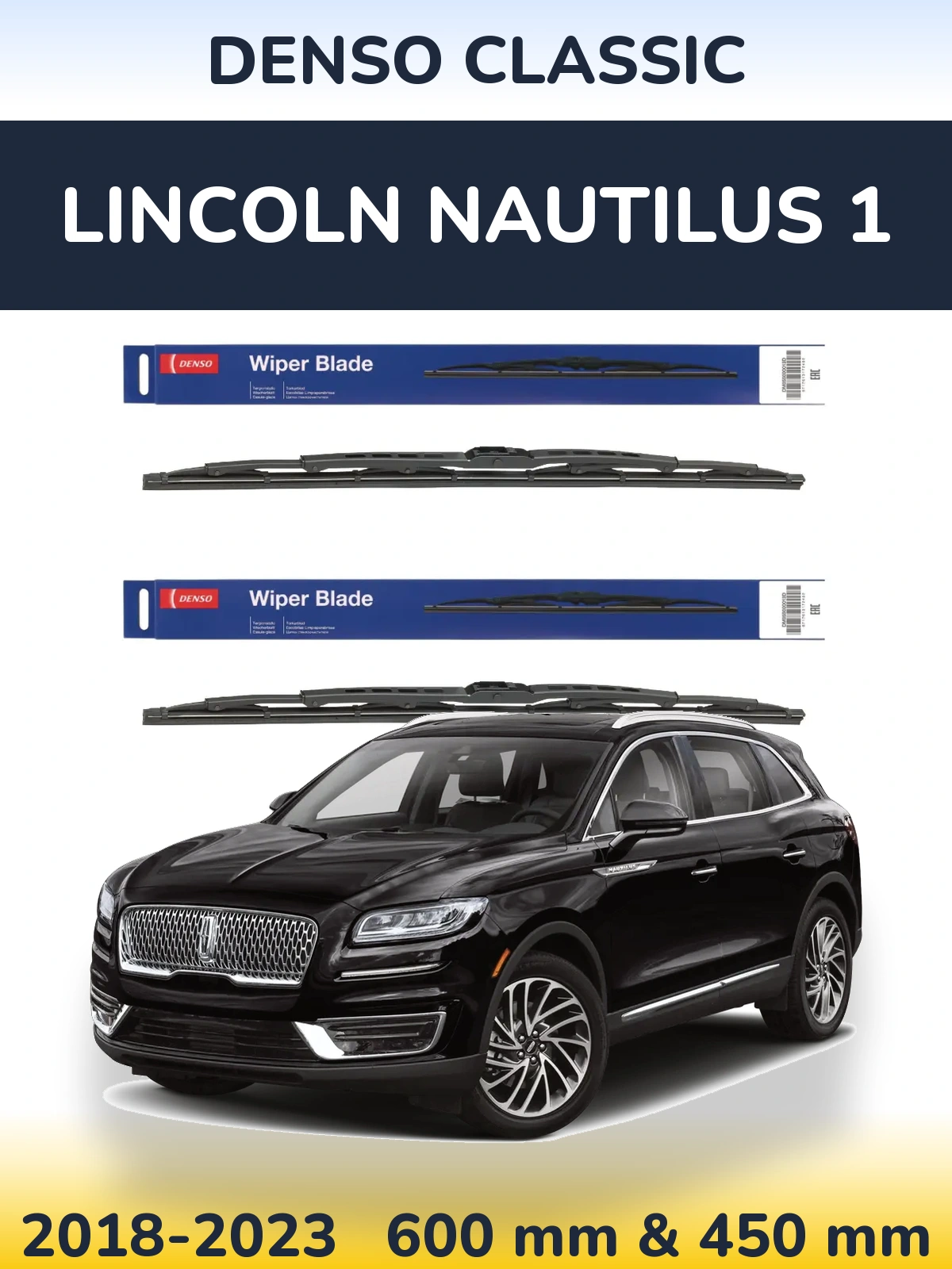 Torkarblad Denso Classic för Lincoln Nautilus 1