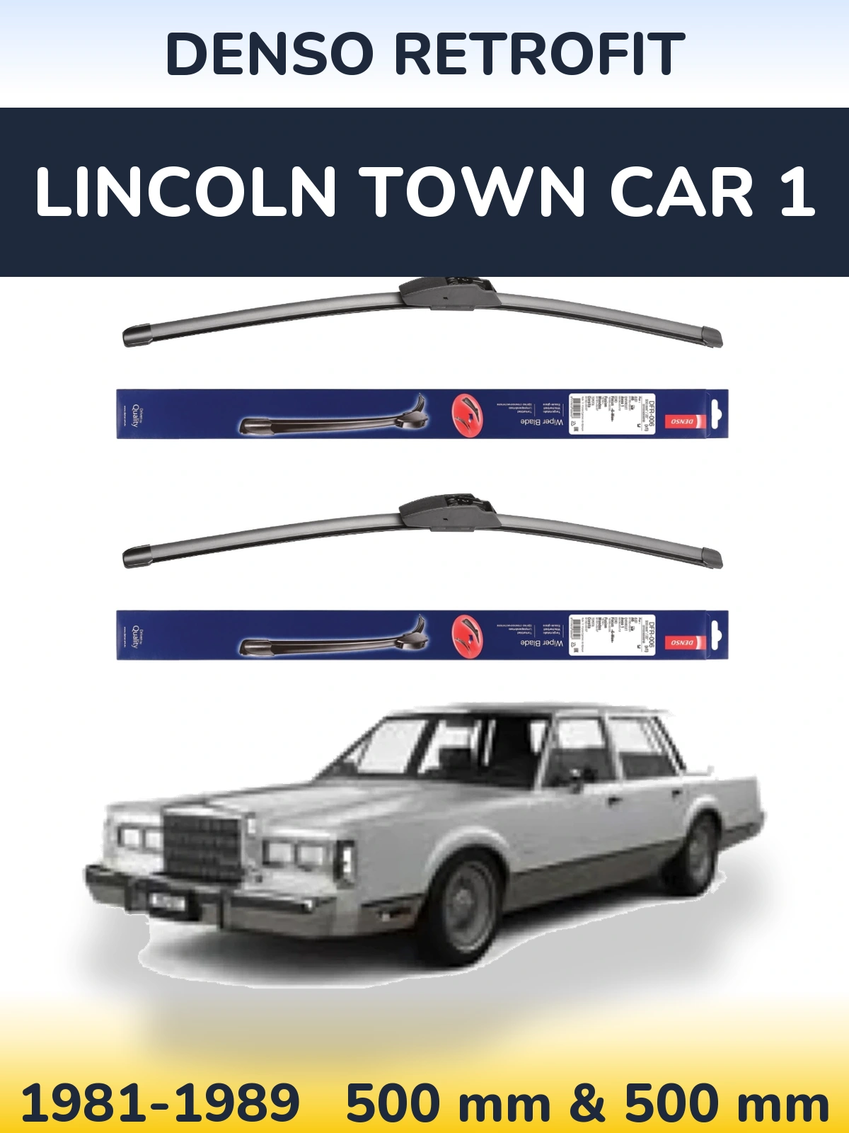 Torkarblad Denso Retrofit för Lincoln Town Car 1