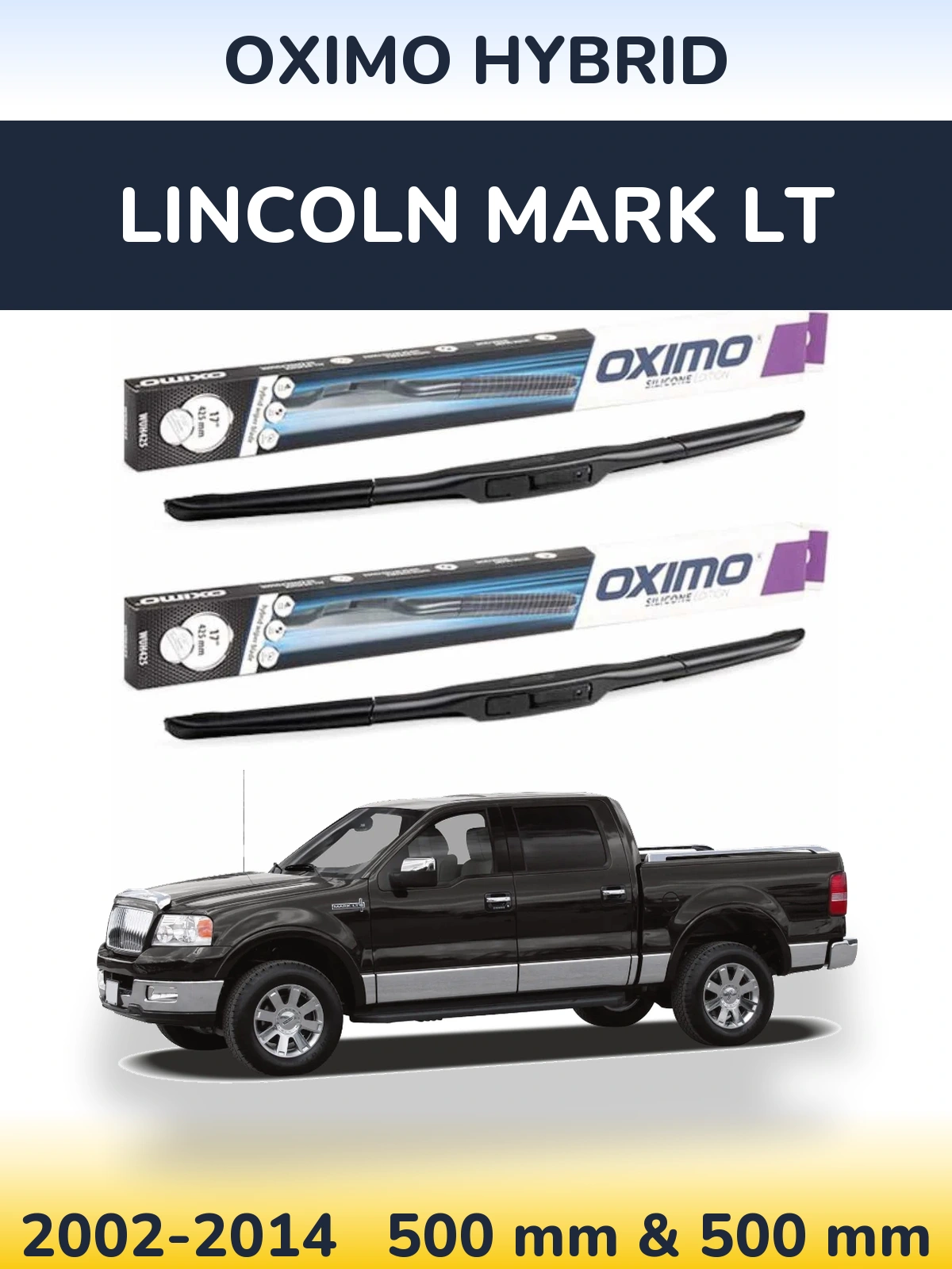 Torkarblad Oximo Hybrid för Lincoln Mark LT