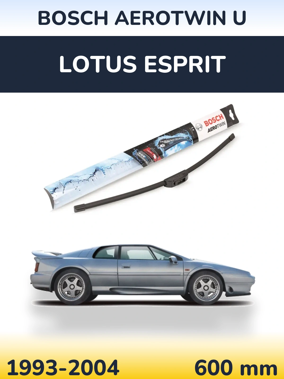 Torkarblad BOSCH AeroTwin U för Lotus Esprit