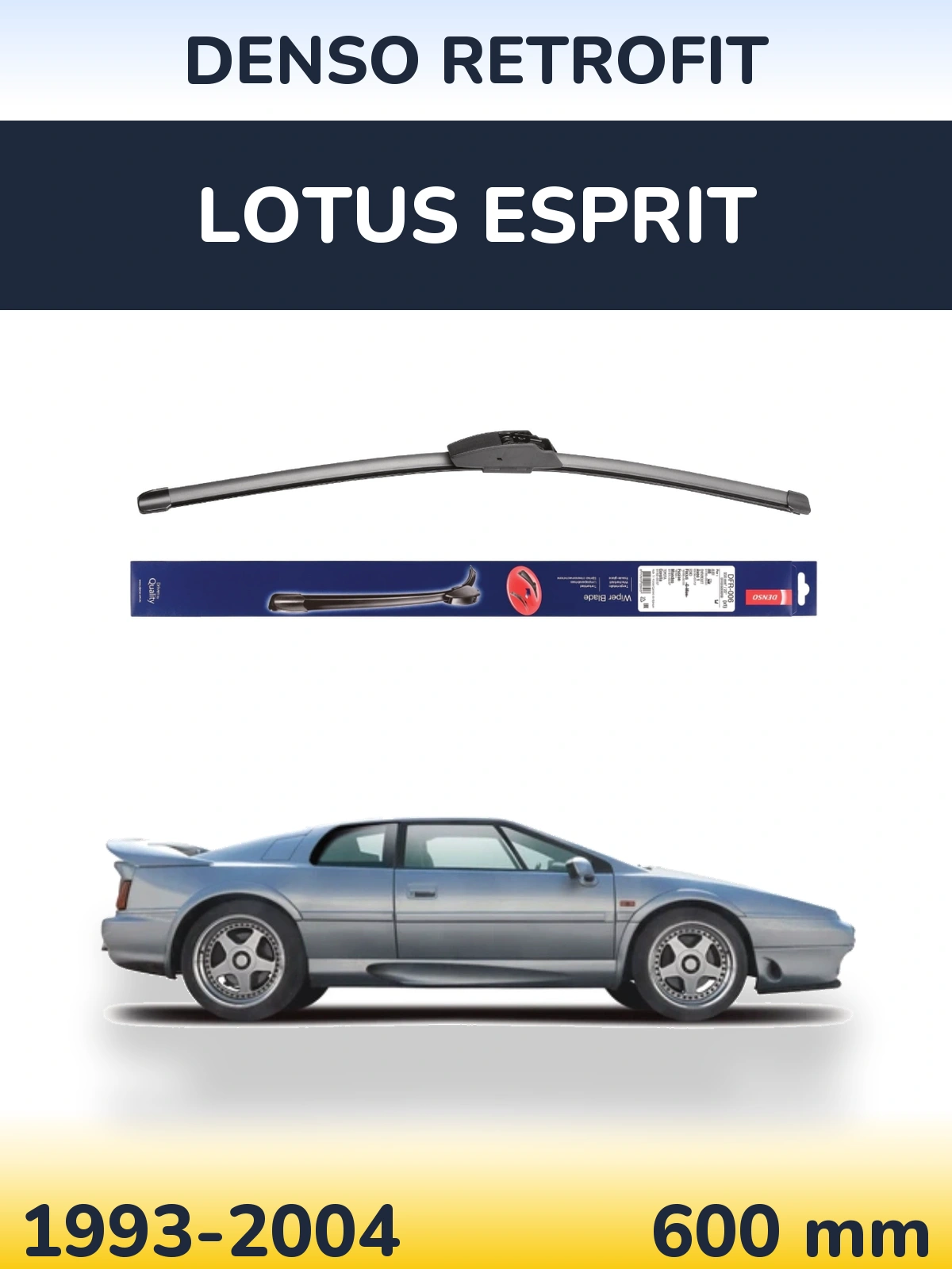 Torkarblad Denso Retrofit för Lotus Esprit