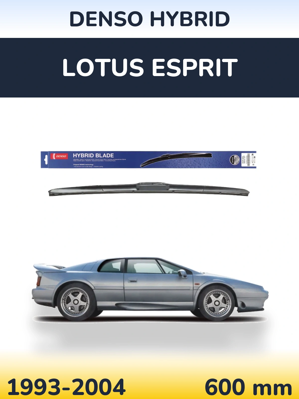 Torkarblad Denso Hybrid för Lotus Esprit