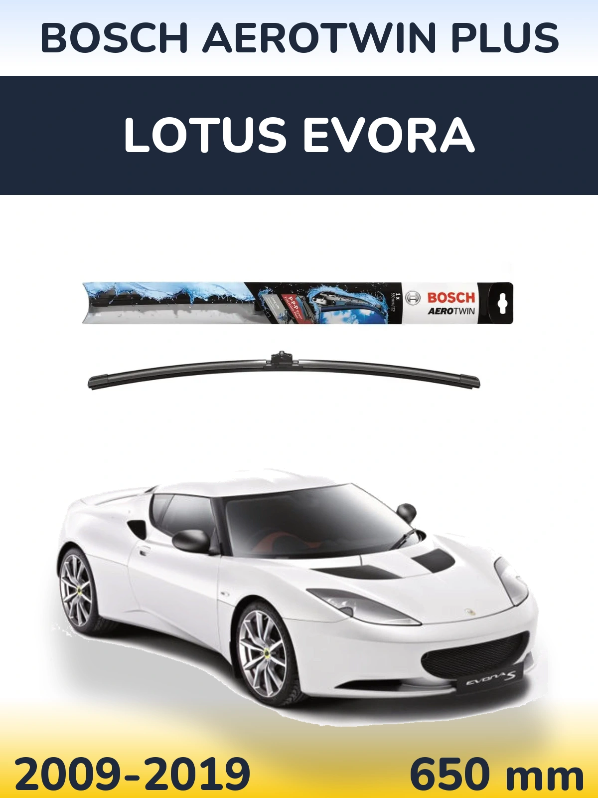 Torkarblad BOSCH AeroTwin Plus för Lotus Evora