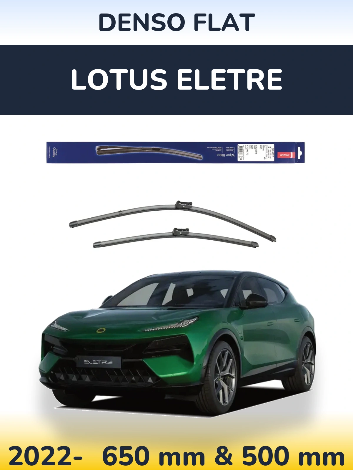Torkarblad Denso Flat för Lotus Eletre