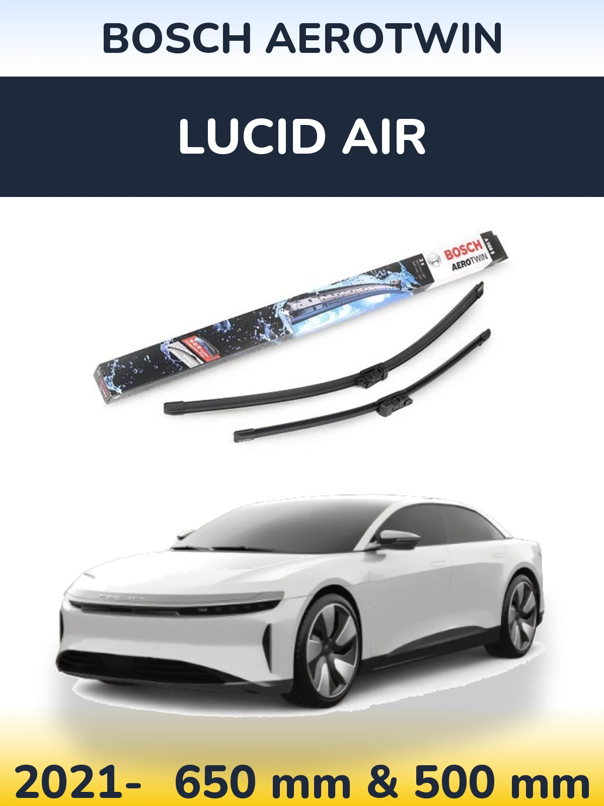 Torkarblad BOSCH AeroTwin för Lucid Air