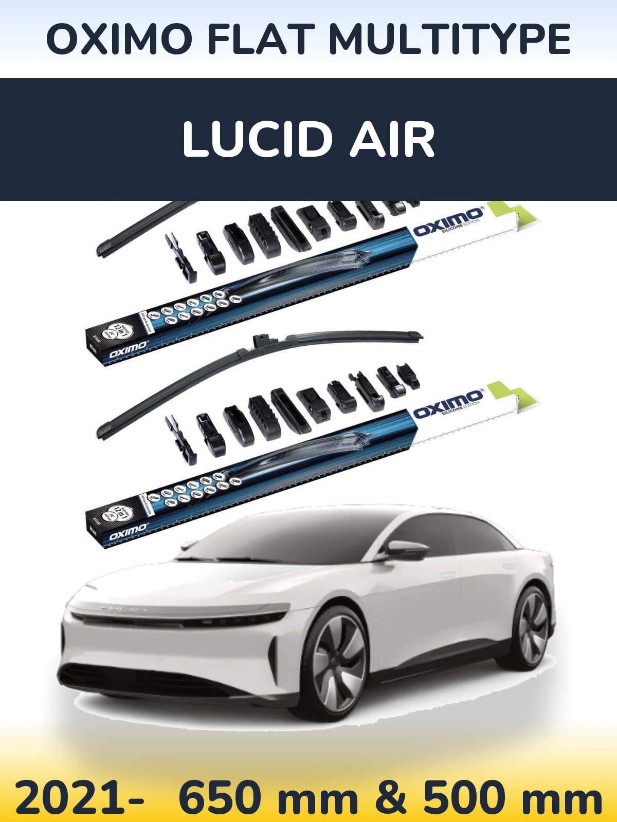 Torkarblad Oximo Flat MultiType för Lucid Air