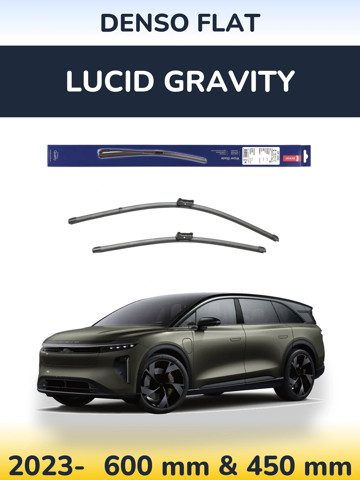Torkarblad Denso Flat för Lucid Gravity