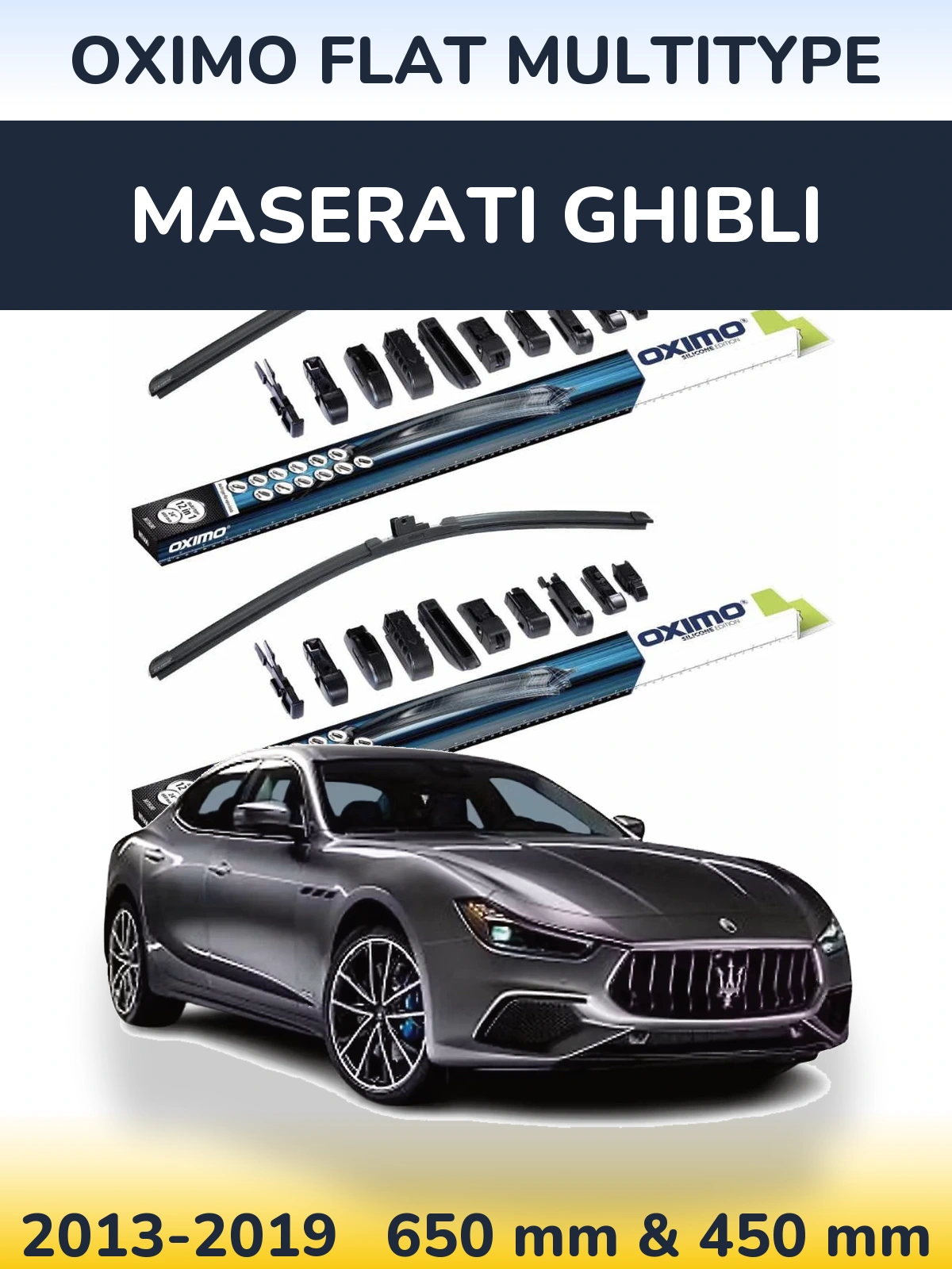 Torkarblad Oximo Flat MultiType för Maserati Ghibli