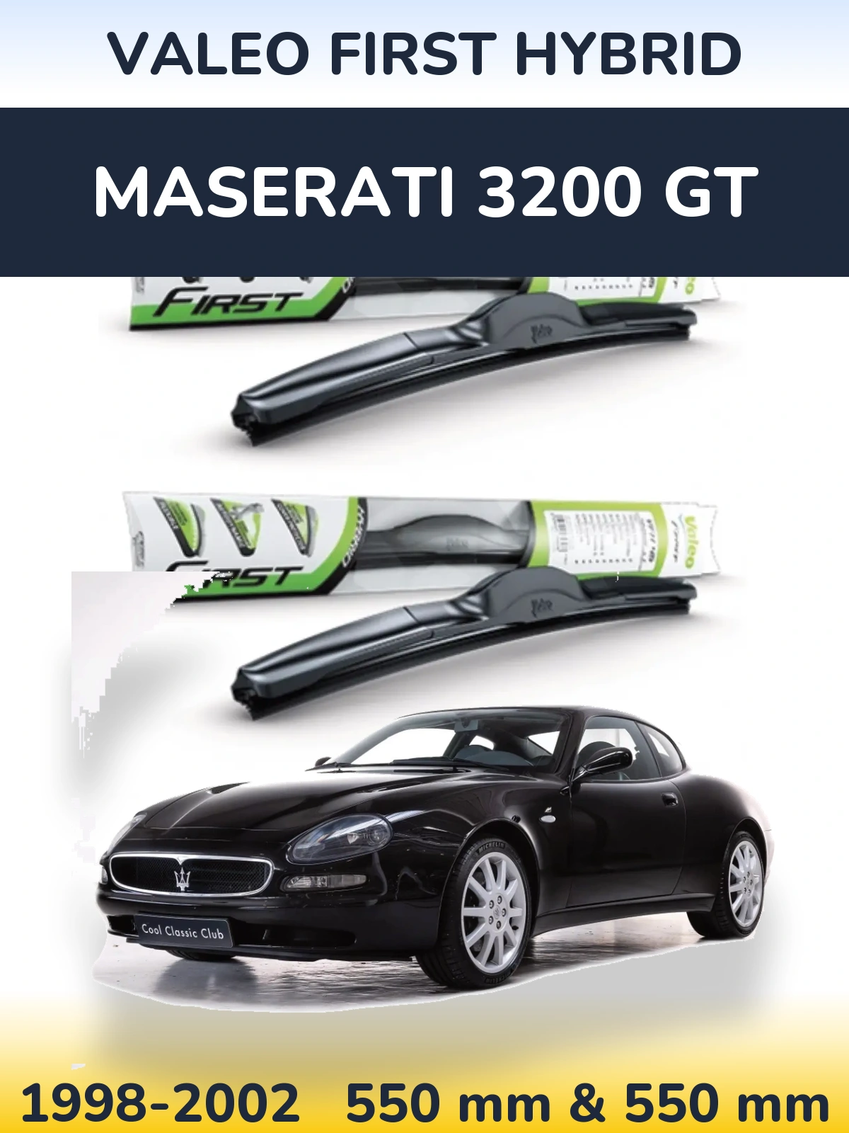 Torkarblad Valeo First Hybrid för Maserati 3200 GT