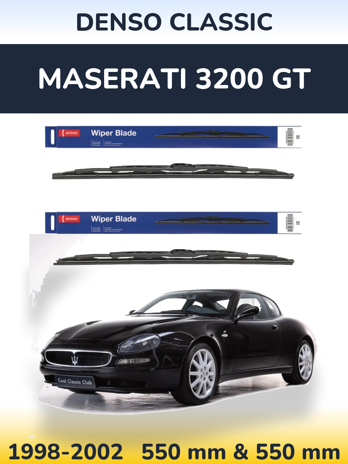 Torkarblad Denso Classic för Maserati 3200 GT