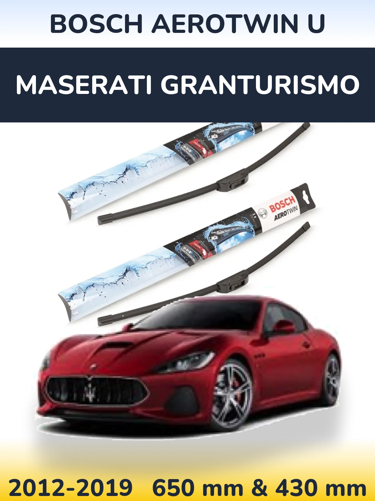 Torkarblad BOSCH AeroTwin U för Maserati GranTurismo