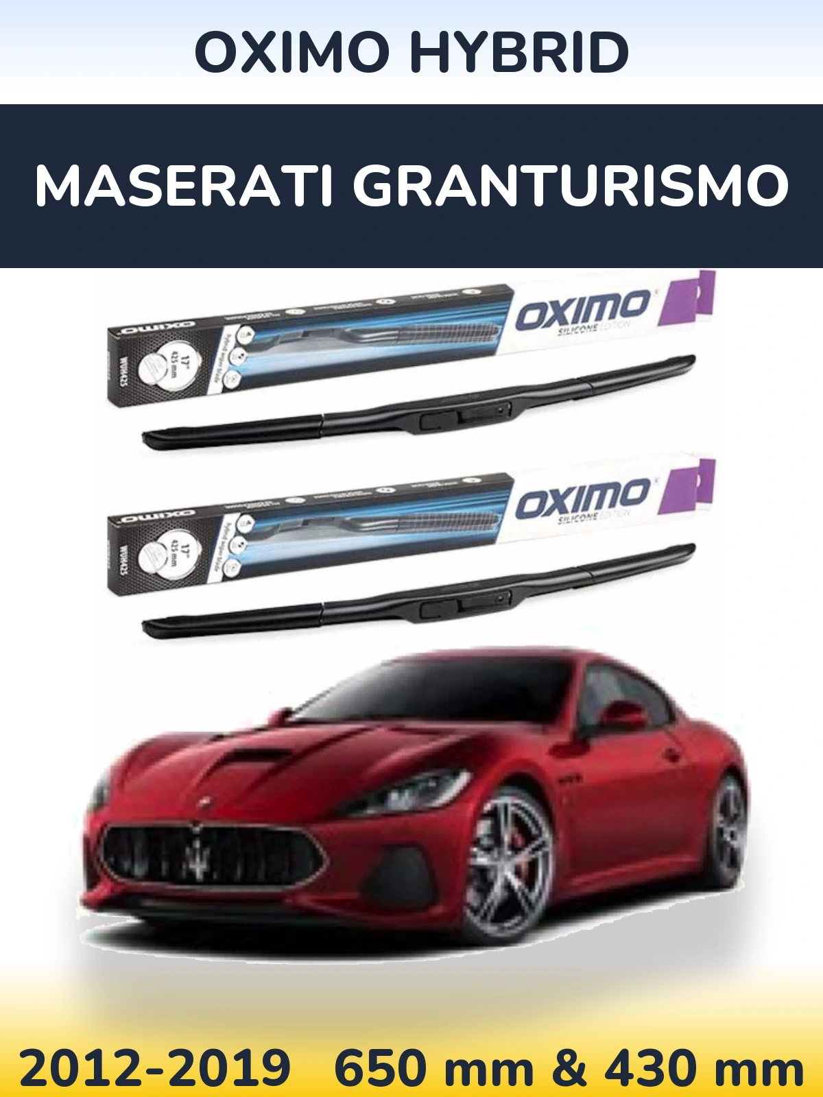 Torkarblad Oximo Hybrid för Maserati GranTurismo