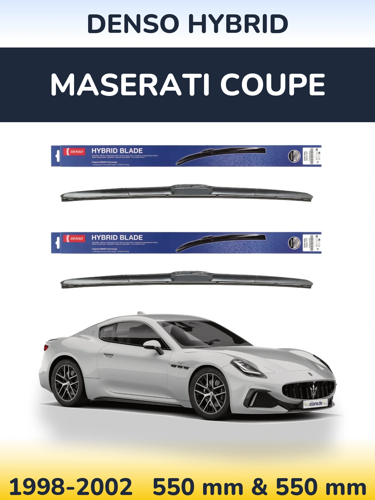 Torkarblad Denso Hybrid för Maserati Coupe
