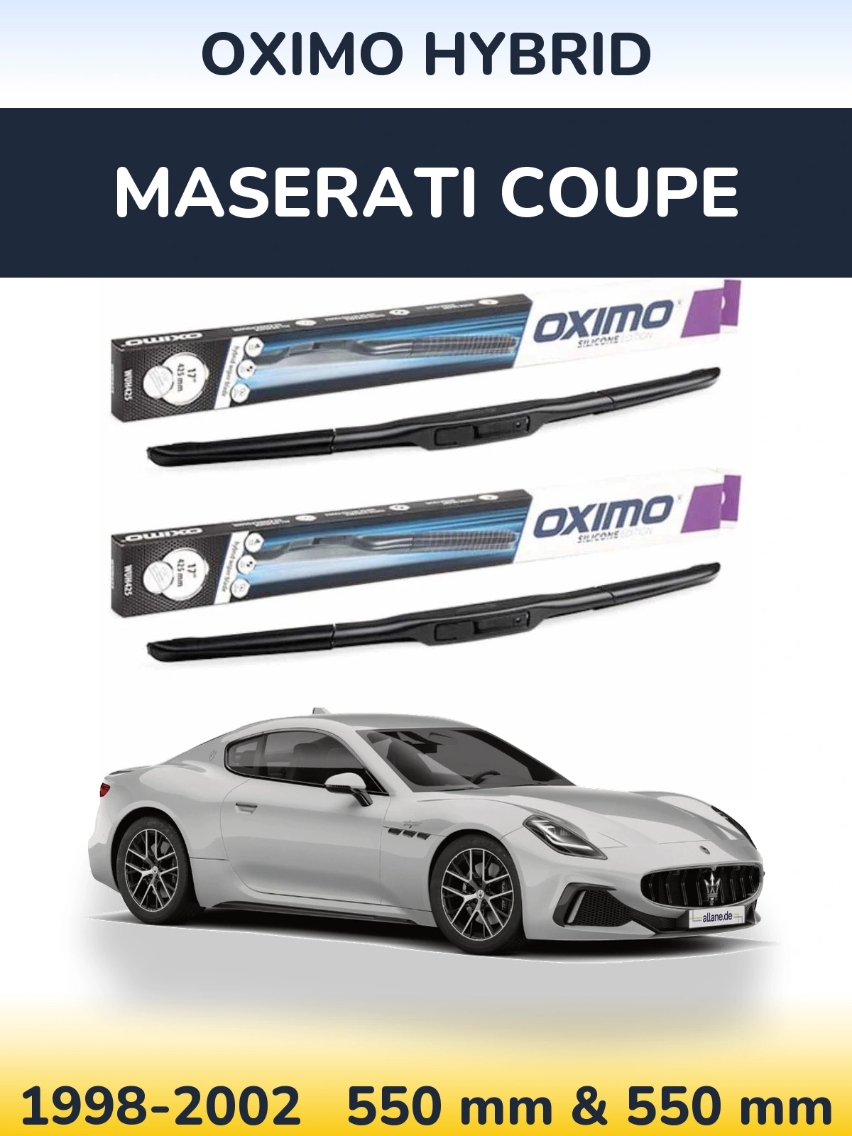 Torkarblad Oximo Hybrid för Maserati Coupe