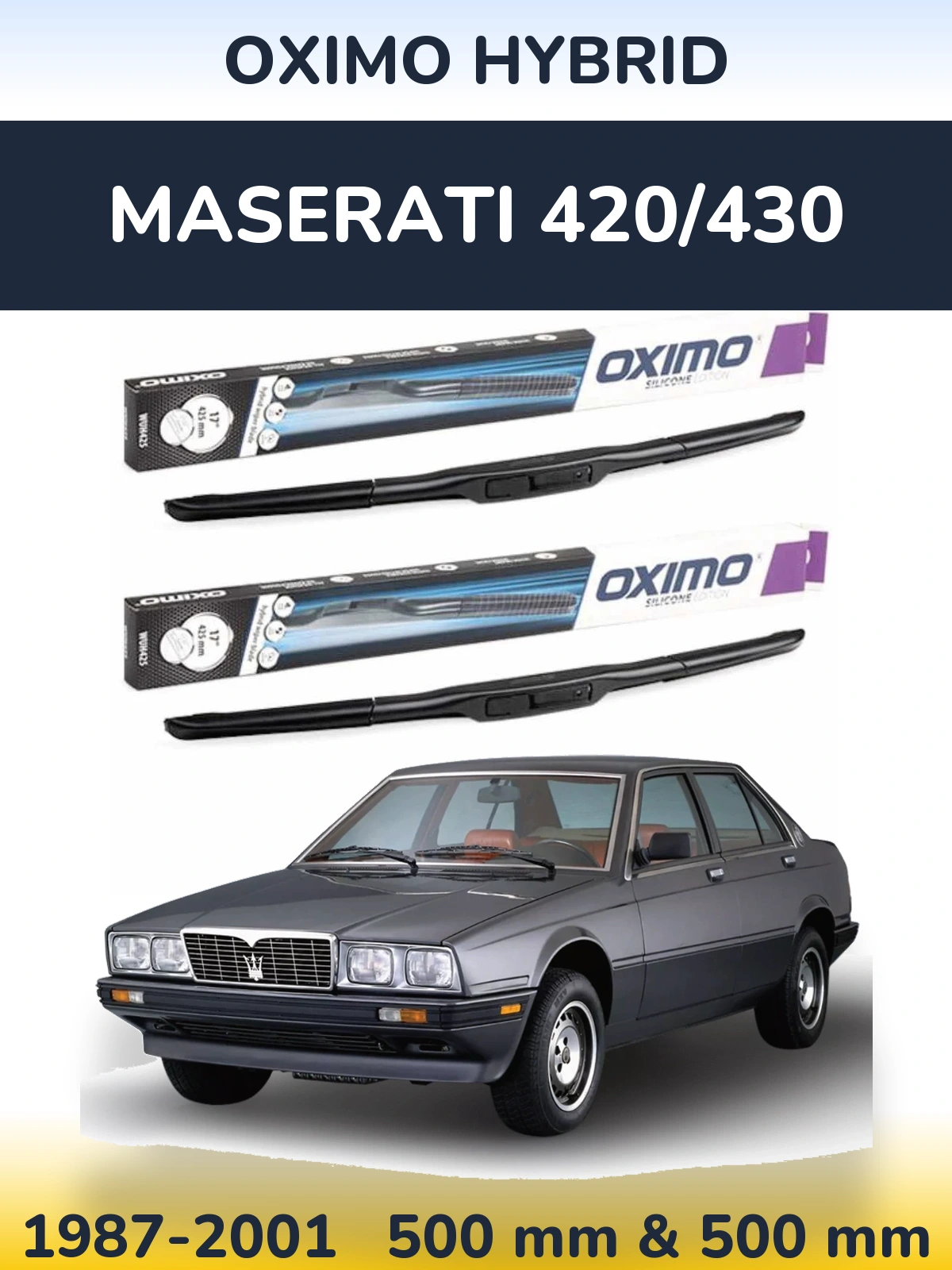 Torkarblad Oximo Hybrid för Maserati 420/430